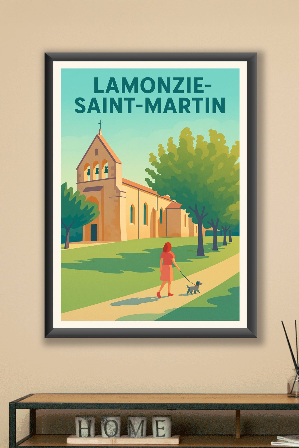 Affiche de Lamonzie-Saint-Martin - Promenade paisible au cœur du patrimoine