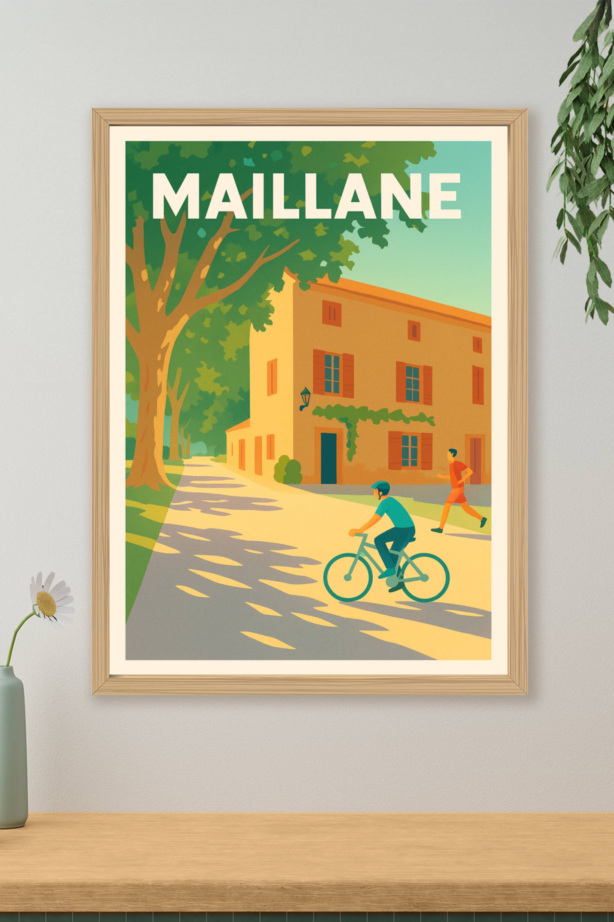 Affiche de Maillane - Charme et douceur de vivre en Provence