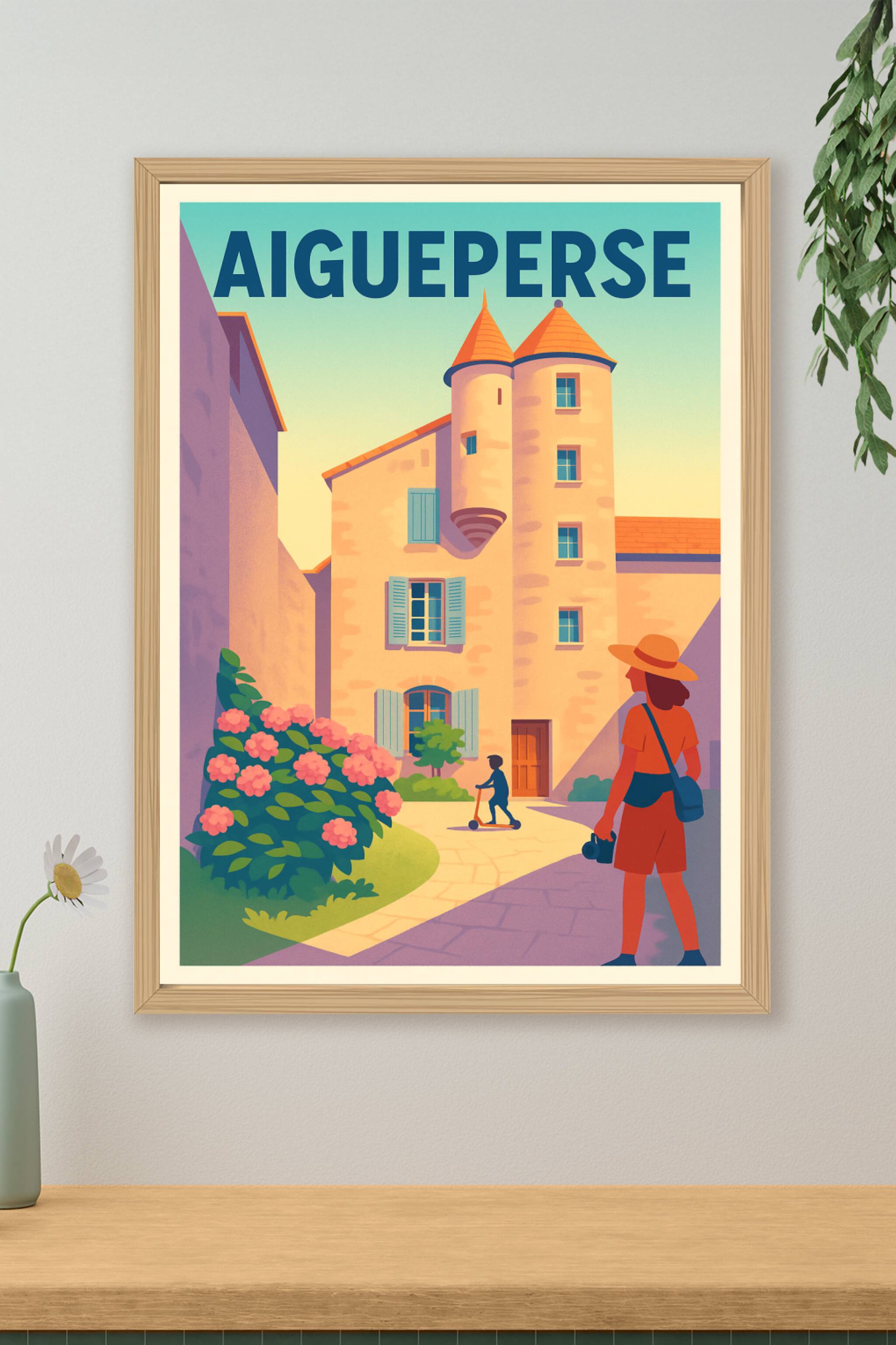Affiche de Aigueperse - Le charme médiéval à portée de main