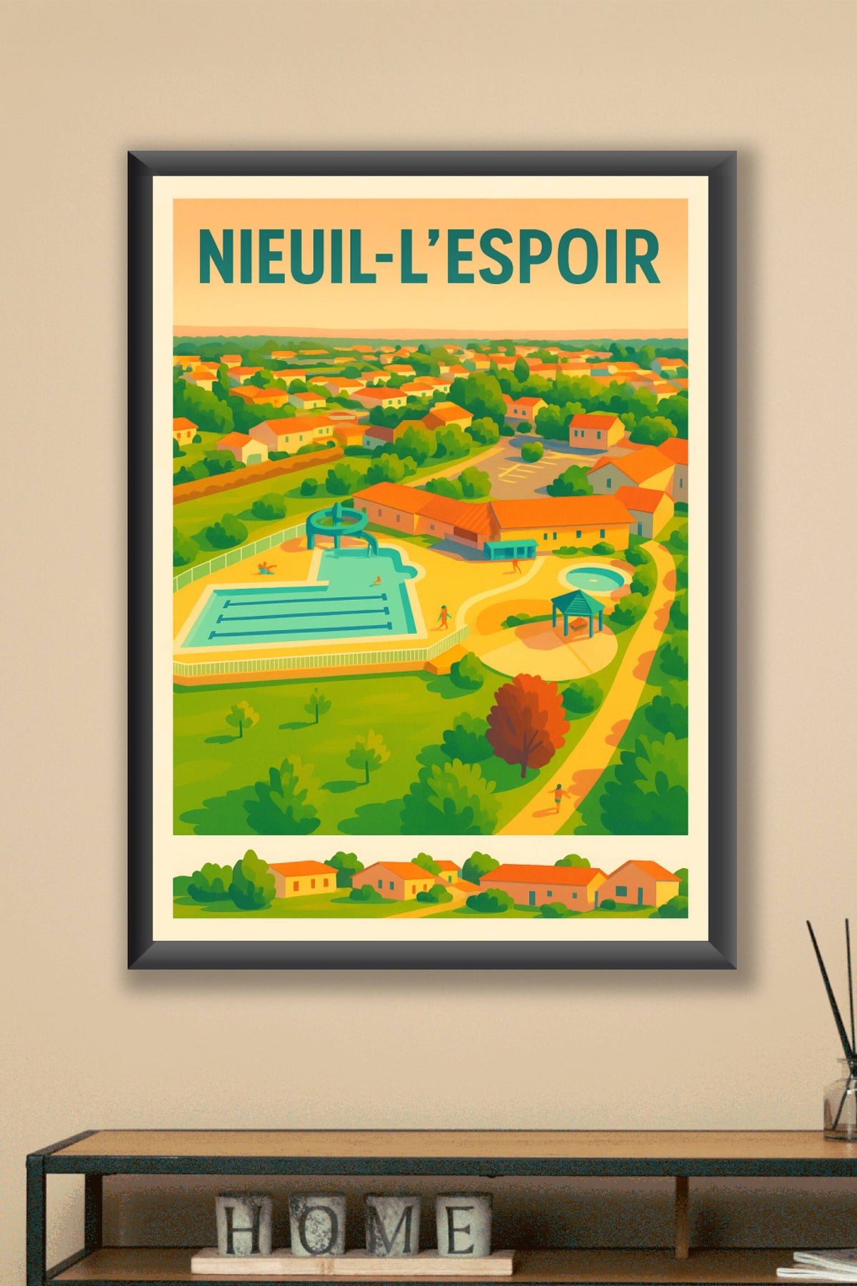 Affiche de Nieuil-l'Espoir - Charme et sérénité d'une ville paisible