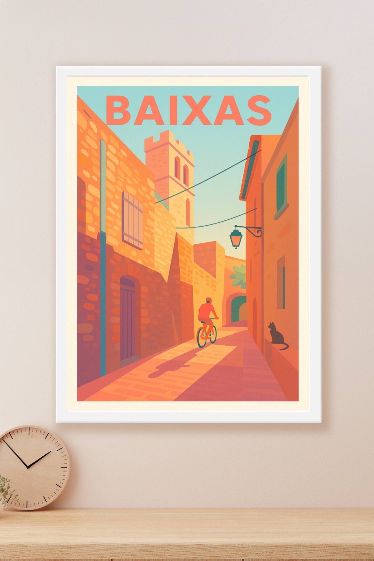 Affiche de Baixas - Promenade en douceur au cœur du village