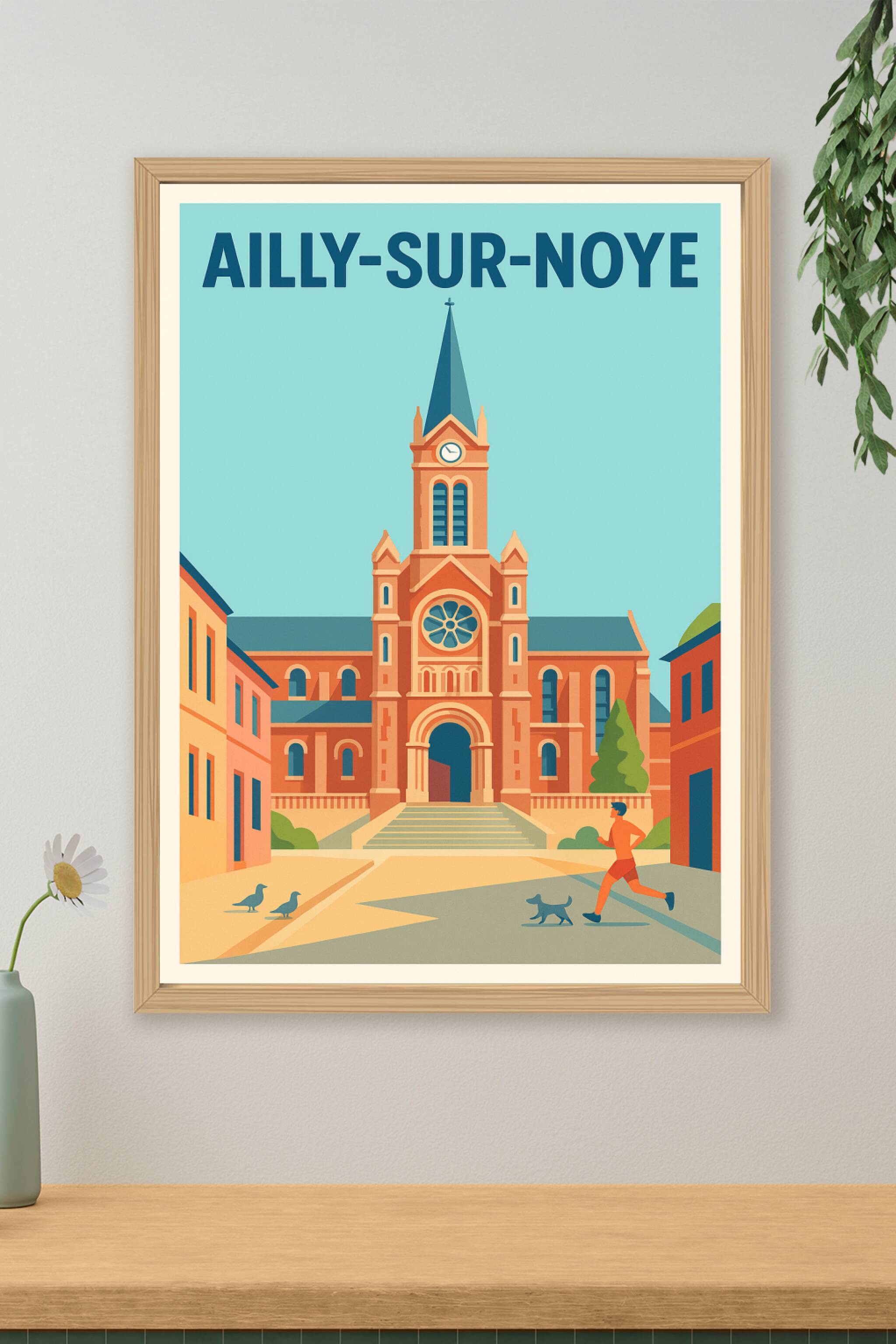 Affiche de Ailly-sur-Noye - Charme historique et vie locale animée