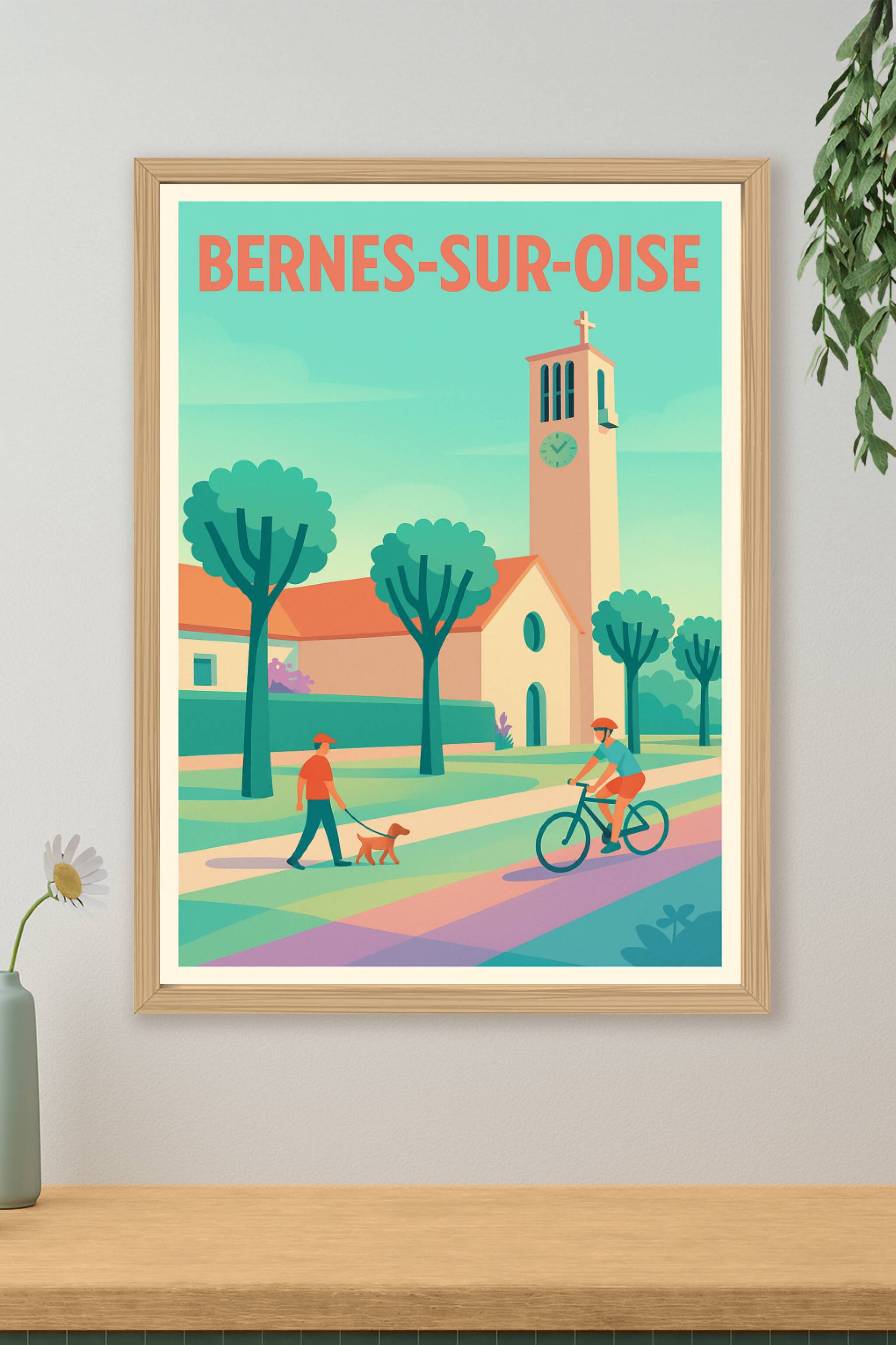 Affiche de Bernes-sur-Oise - Harmonie et sérénité au cœur de la nature