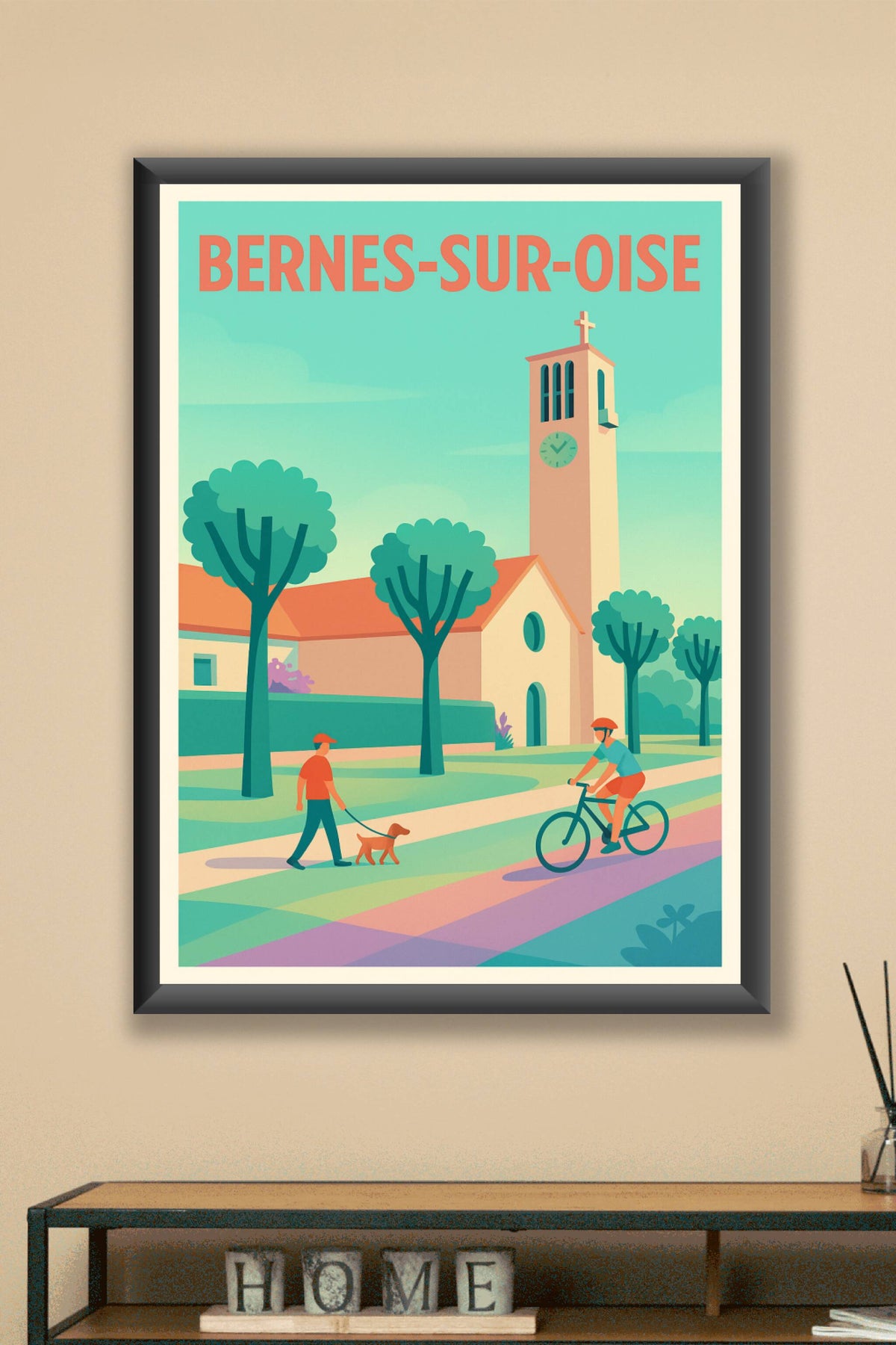 Affiche de Bernes-sur-Oise - Harmonie et sérénité au cœur de la nature
