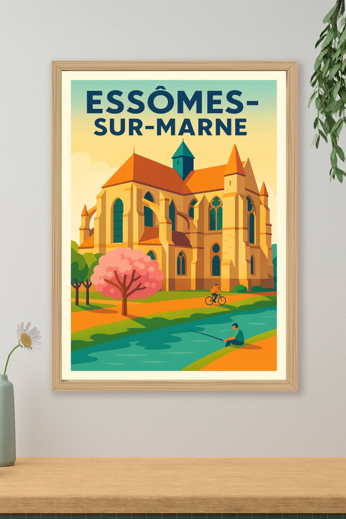 Affiche de Essômes-sur-Marne - Charme et sérénité au fil de l'eau