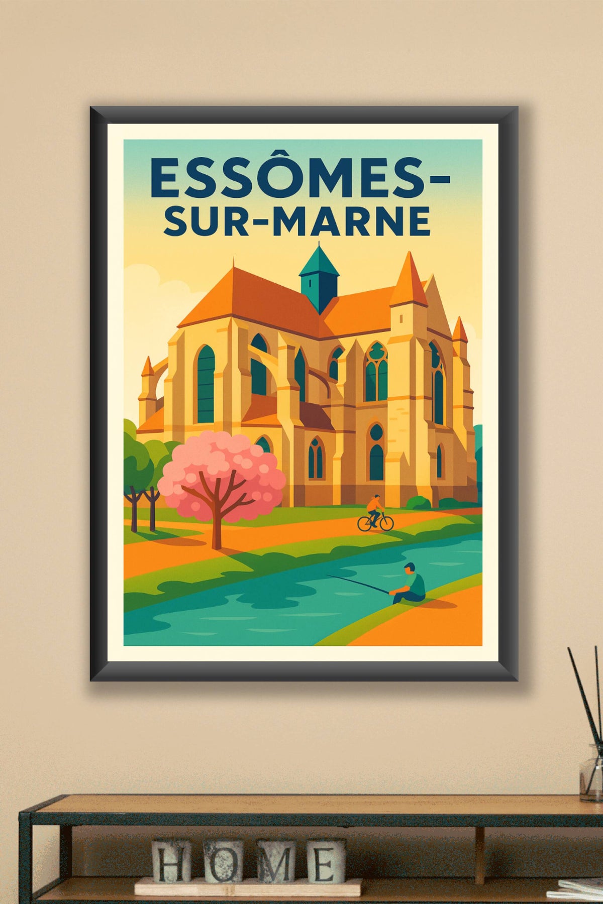 Affiche de Essômes-sur-Marne - Charme et sérénité au fil de l'eau