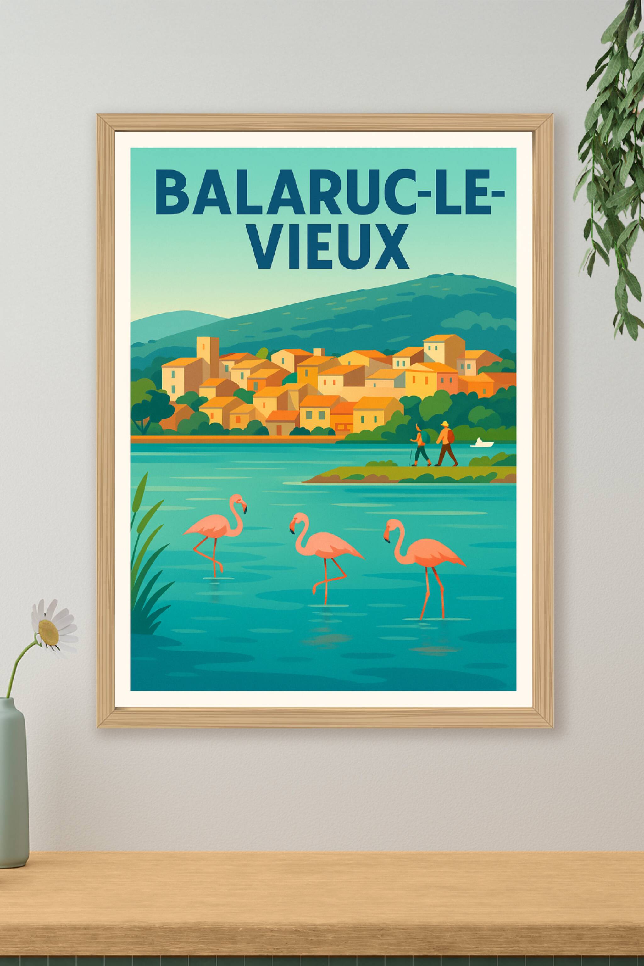 Affiche de Balaruc-le-Vieux - Escapade nature et village pittoresque