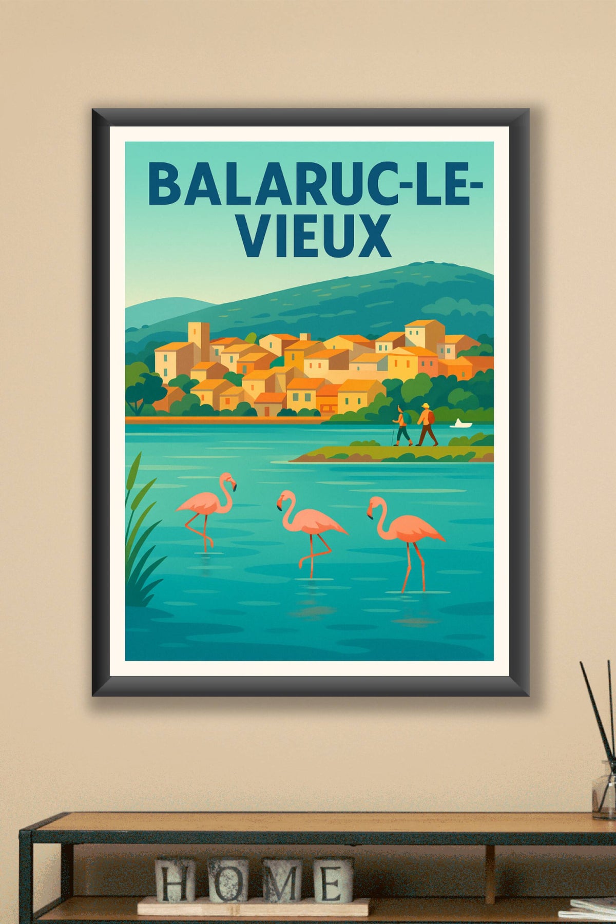 Affiche de Balaruc-le-Vieux - Escapade nature et village pittoresque