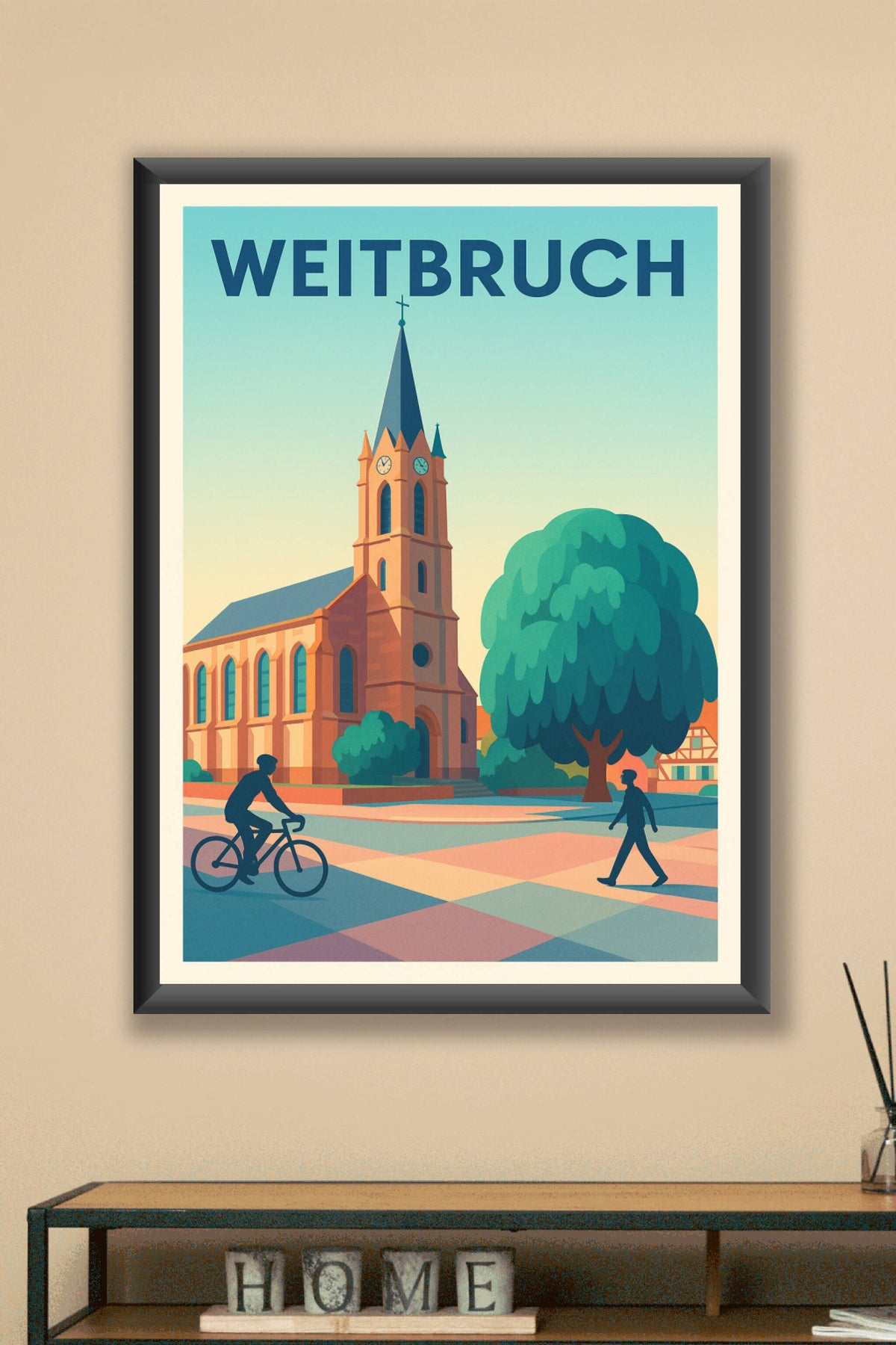 Affiche de Weitbruch - Tranquillité et charme alsacien
