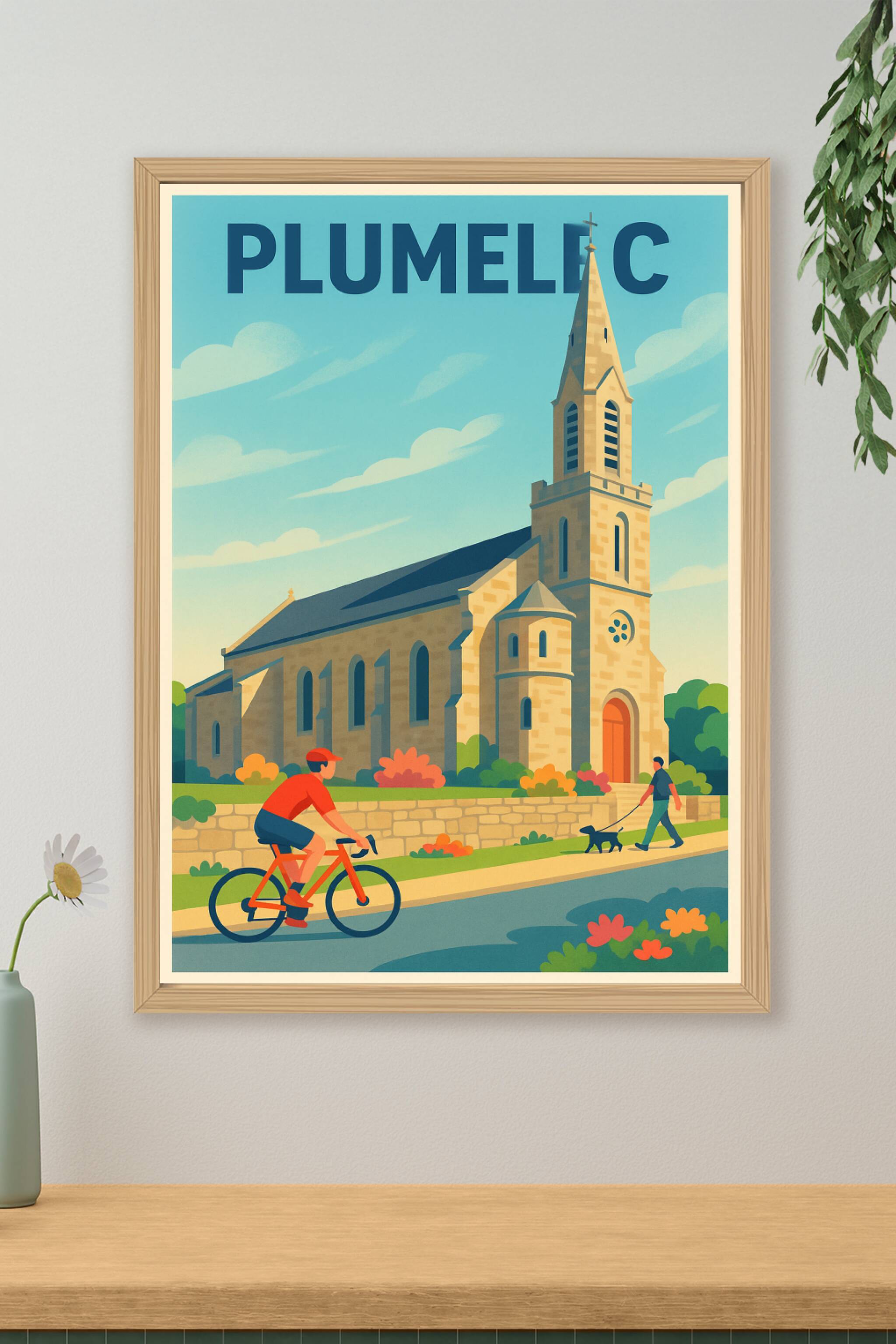 Affiche de Plumelec - Charme et sérénité au cœur de la Bretagne