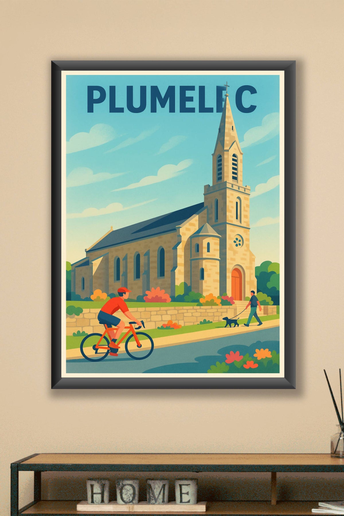 Affiche de Plumelec - Charme et sérénité au cœur de la Bretagne