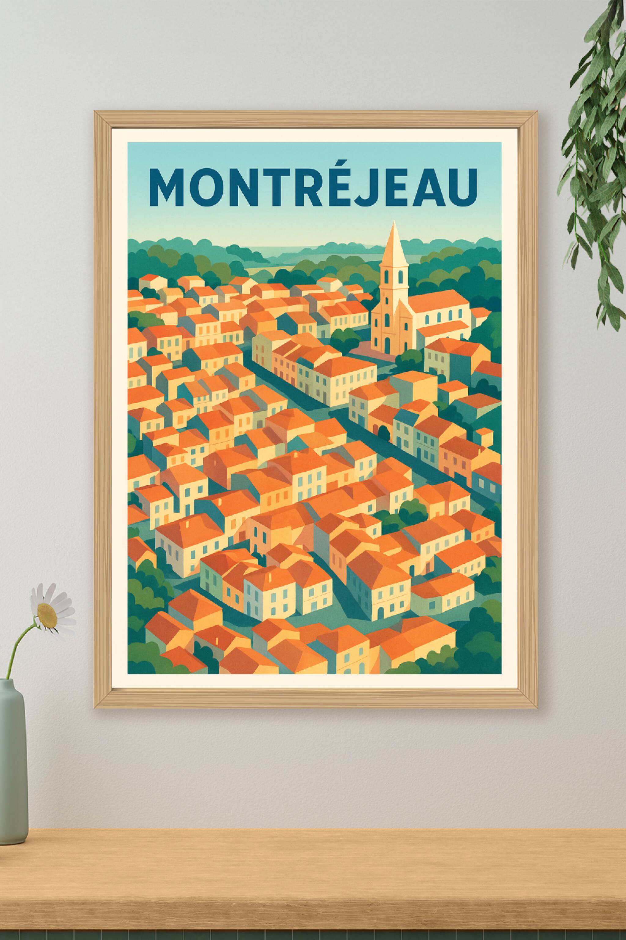 Affiche de Montréjeau - Charme intemporel du Sud-Ouest