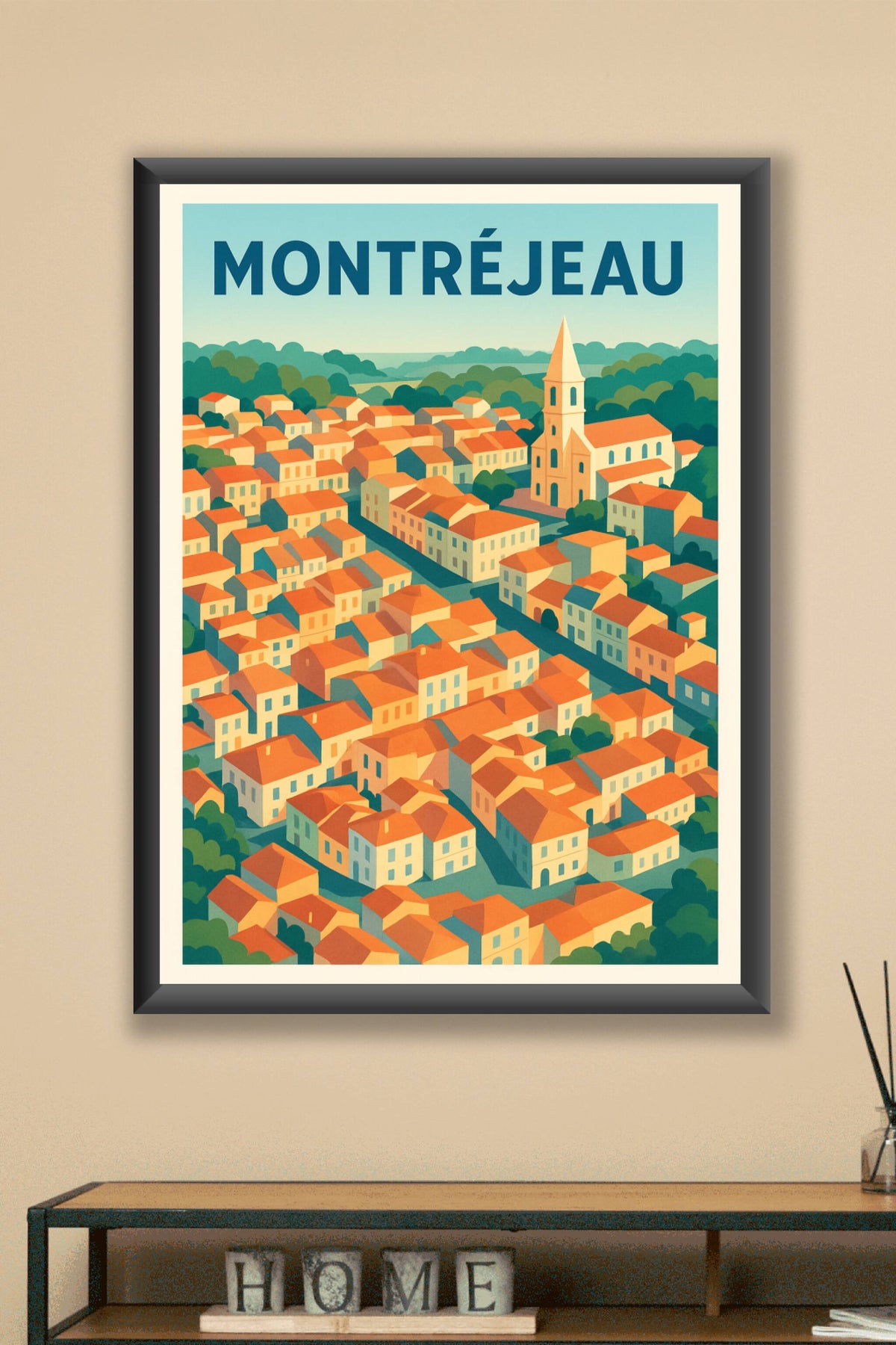 Affiche de Montréjeau - Charme intemporel du Sud-Ouest