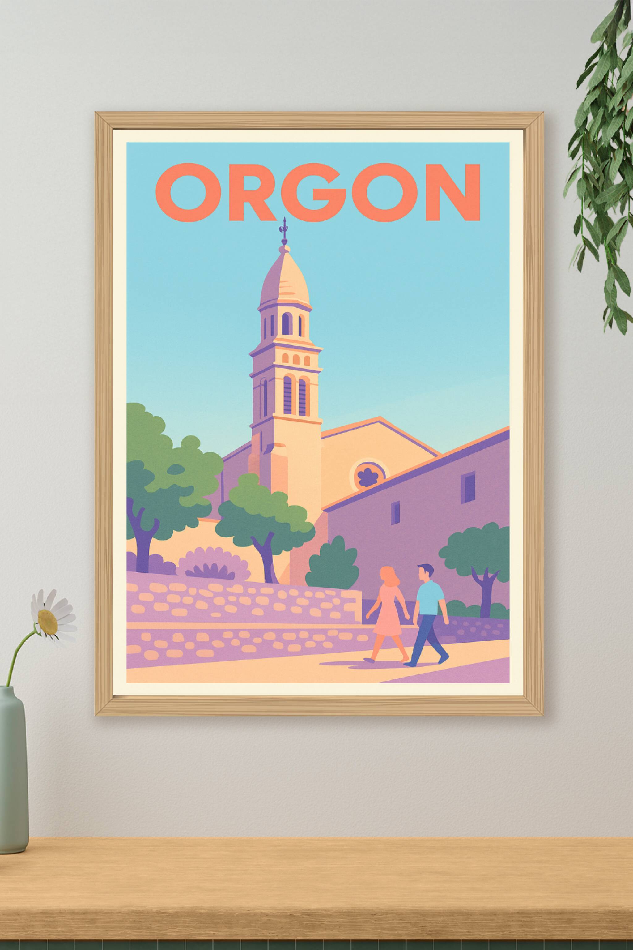 Affiche de Orgon - Escapade paisible en Provence