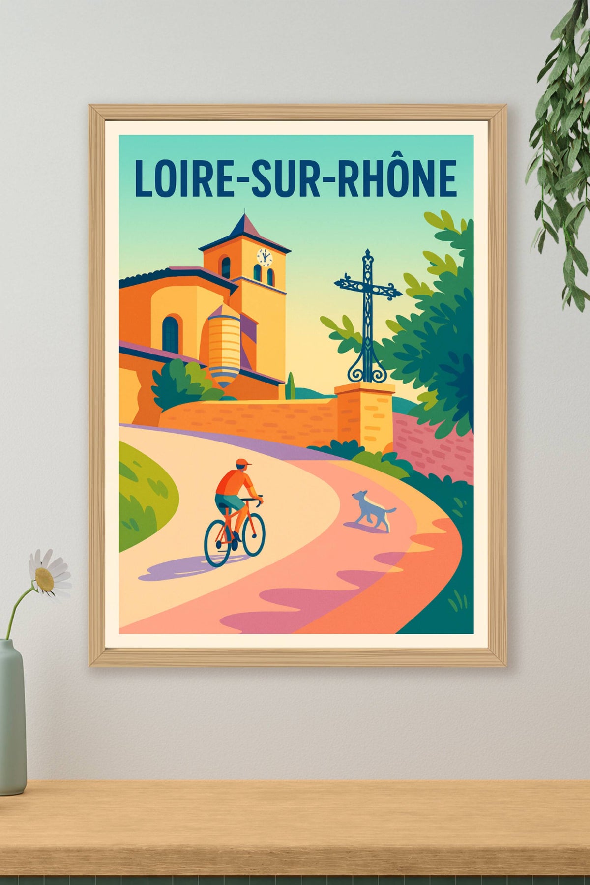 Affiche de Loire-sur-Rhône - Balade bucolique au cœur de la campagne