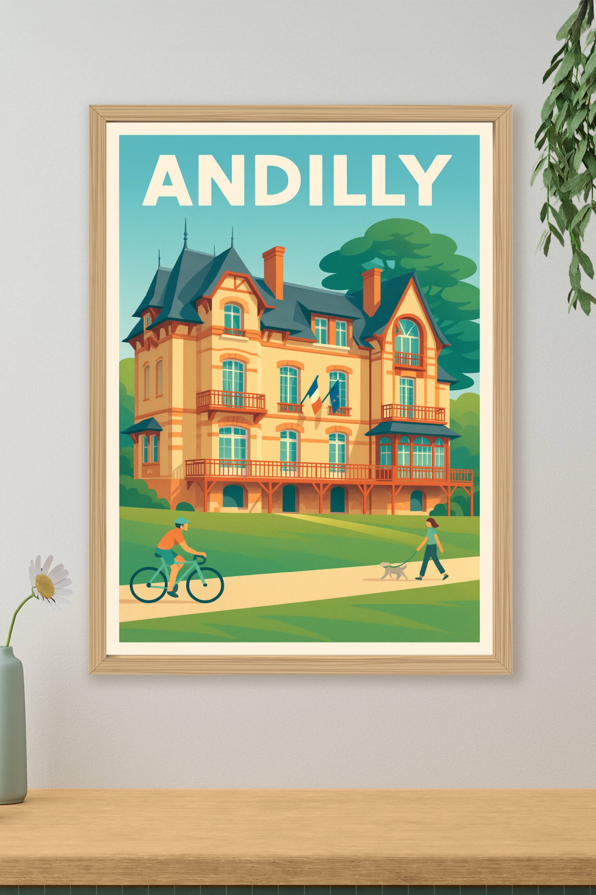 Affiche de Andilly - Élégance et sérénité au cœur de la nature