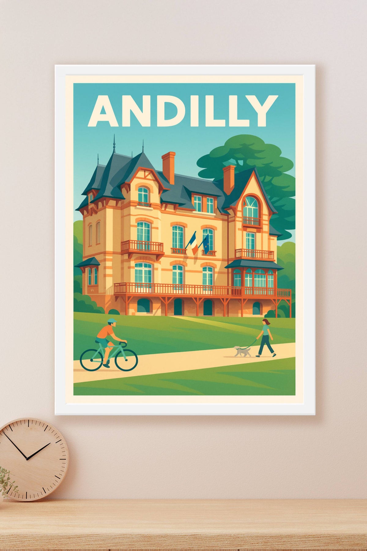 Affiche de Andilly - Élégance et sérénité au cœur de la nature