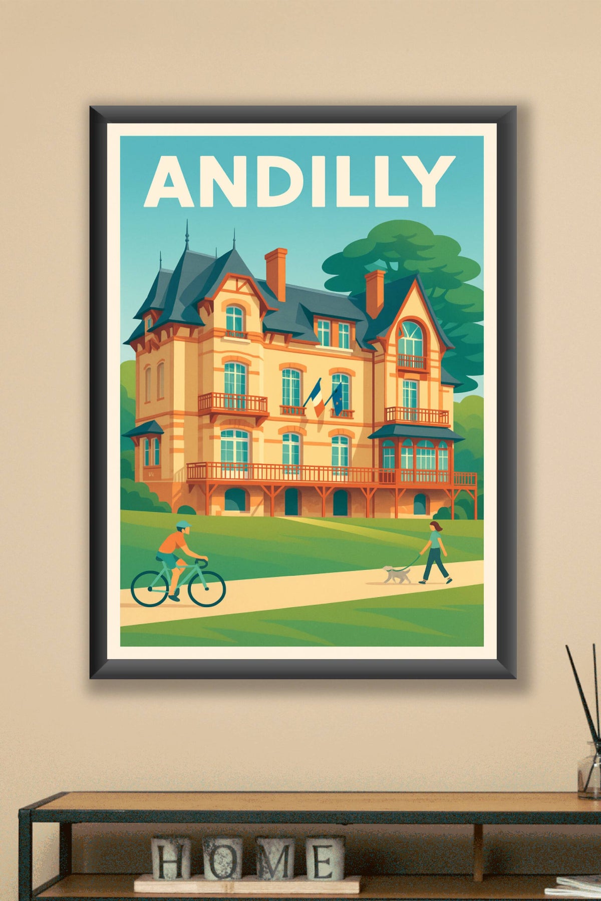 Affiche de Andilly - Élégance et sérénité au cœur de la nature