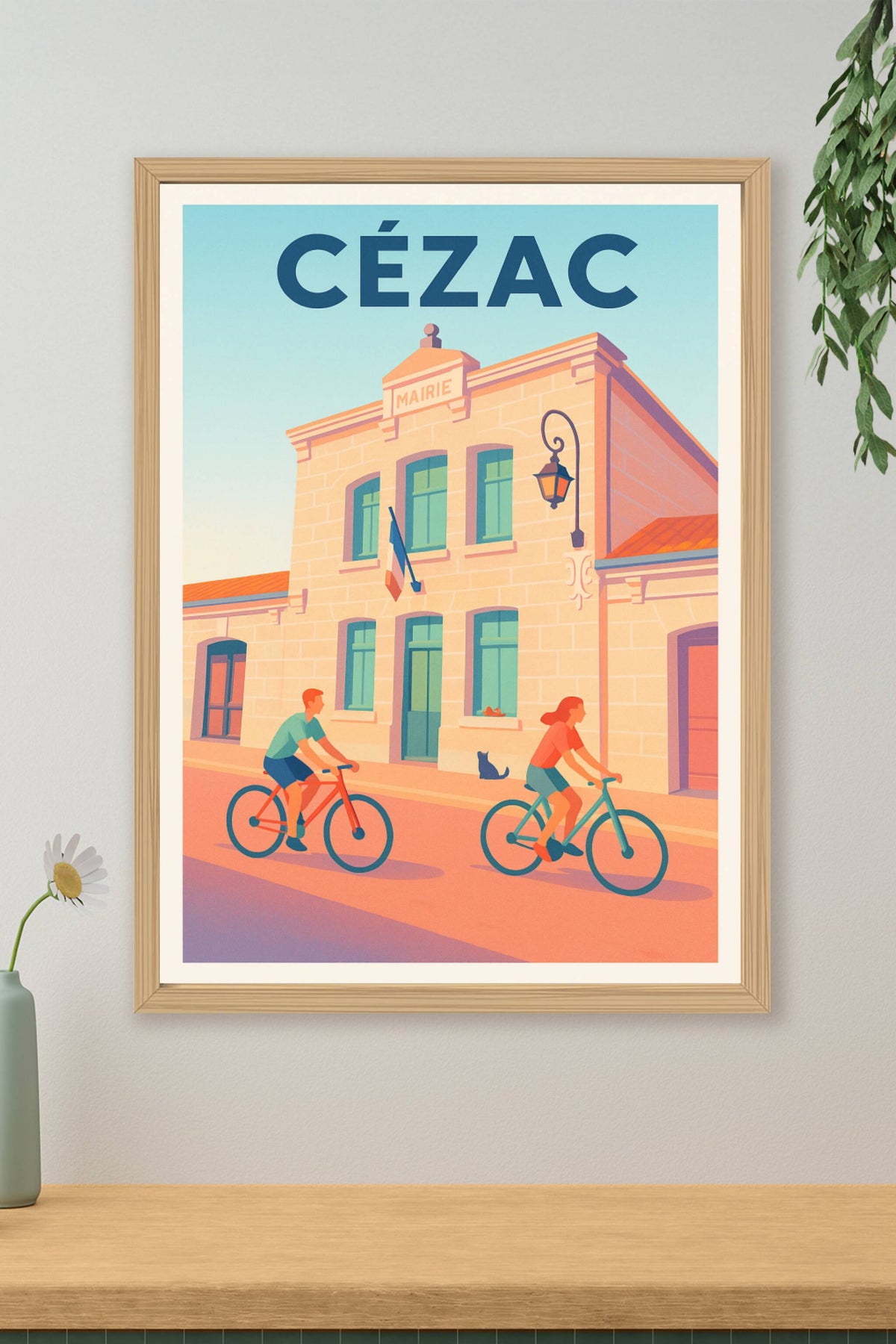 Affiche de Cézac - Douceur de vivre au cœur du village
