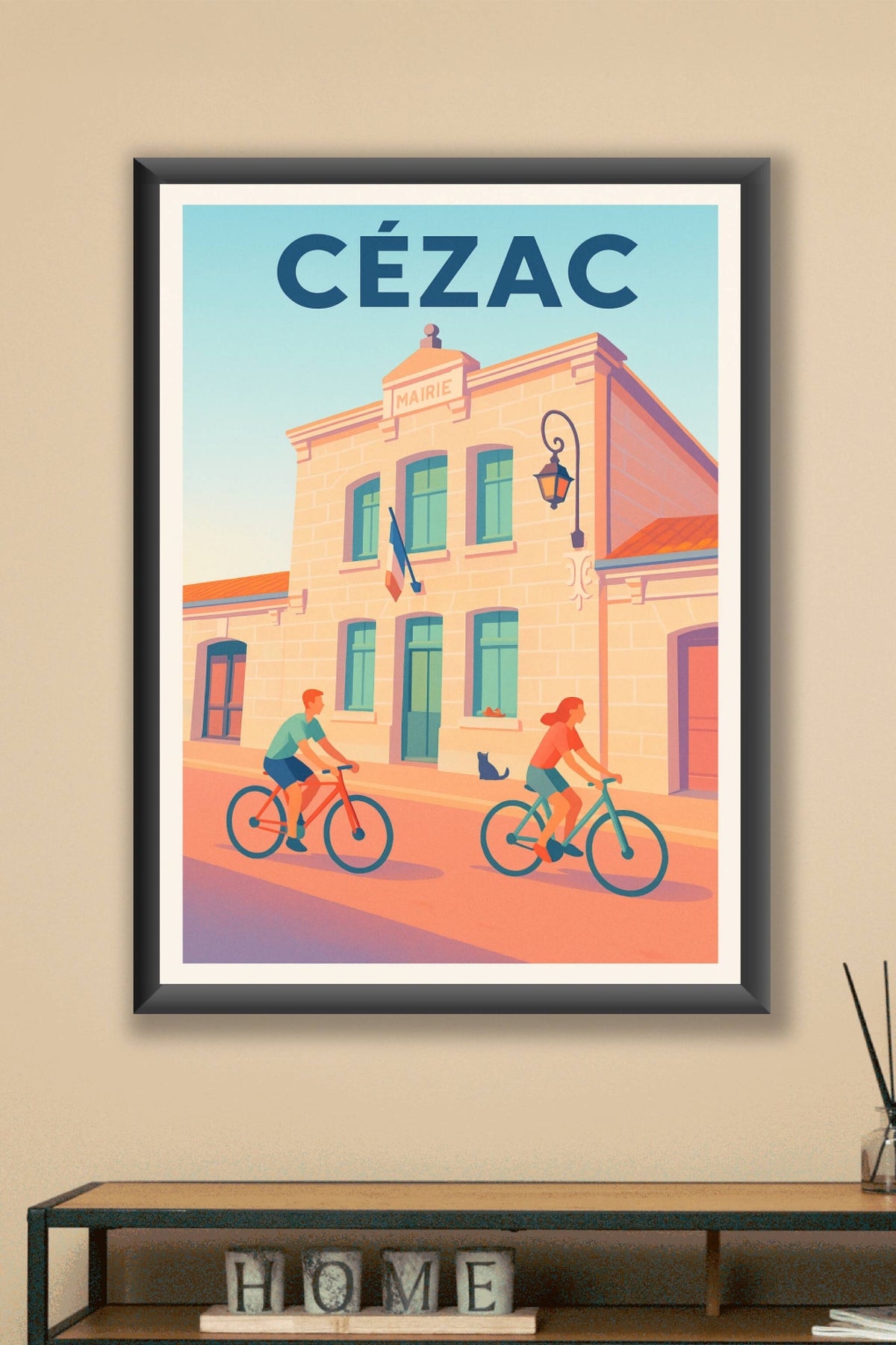 Affiche de Cézac - Douceur de vivre au cœur du village