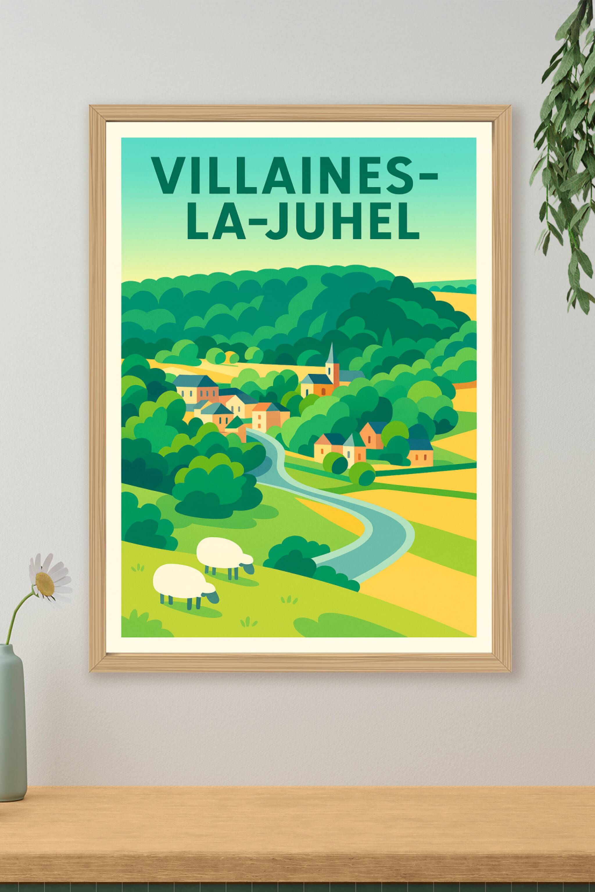 Affiche de Villaines-la-Juhel - Charme campagnard et nature préservée