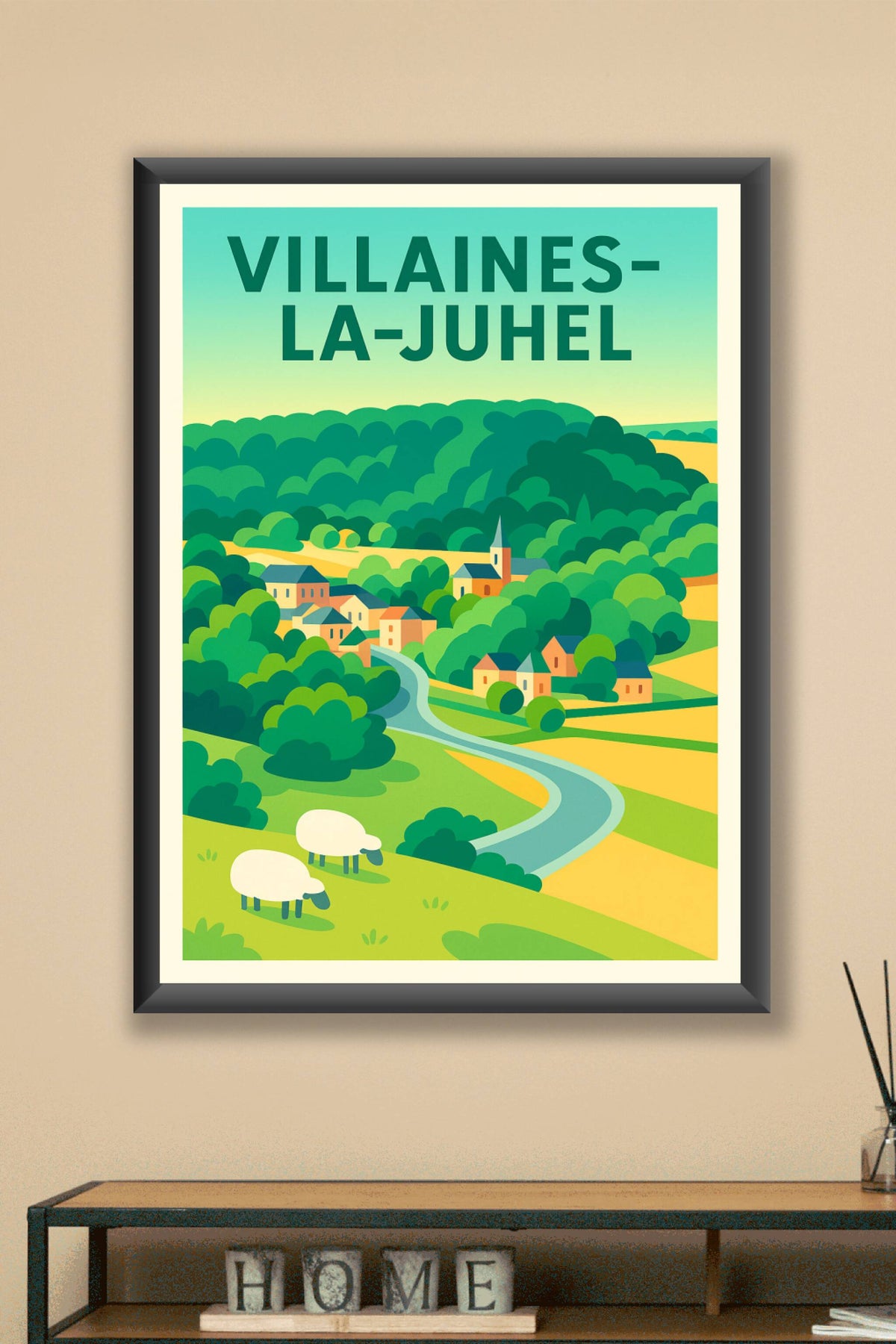 Affiche de Villaines-la-Juhel - Charme campagnard et nature préservée