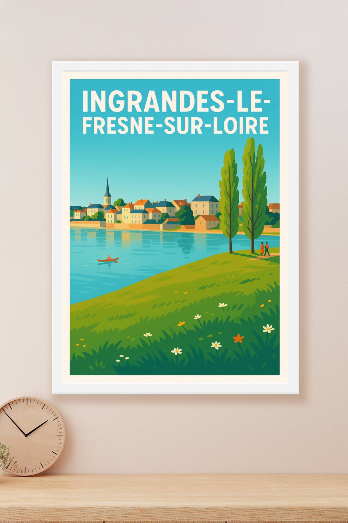 Affiche de Ingrandes-le-Fresne-sur-Loire - Charme et sérénité au bord de l'eau