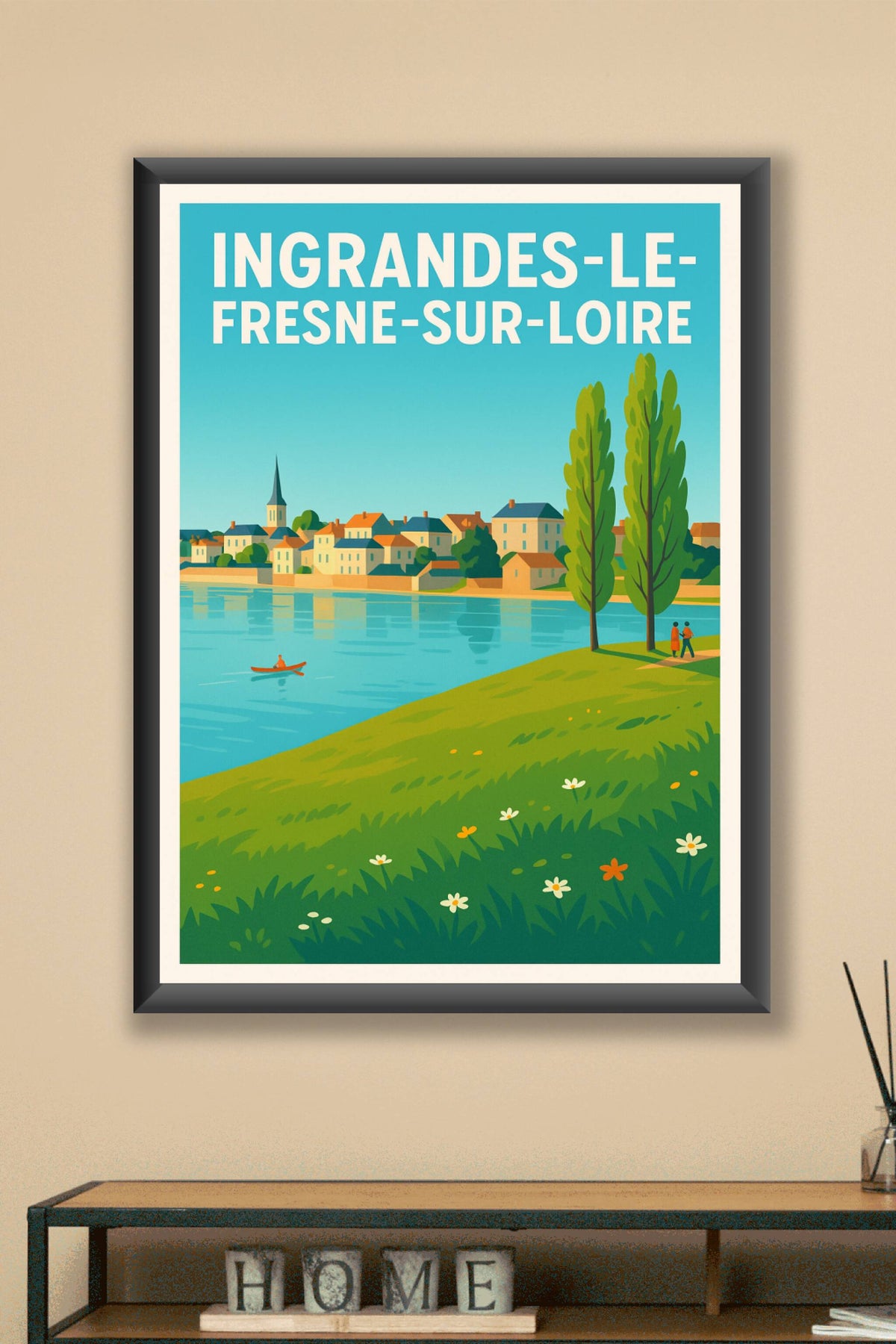 Affiche de Ingrandes-le-Fresne-sur-Loire - Charme et sérénité au bord de l'eau