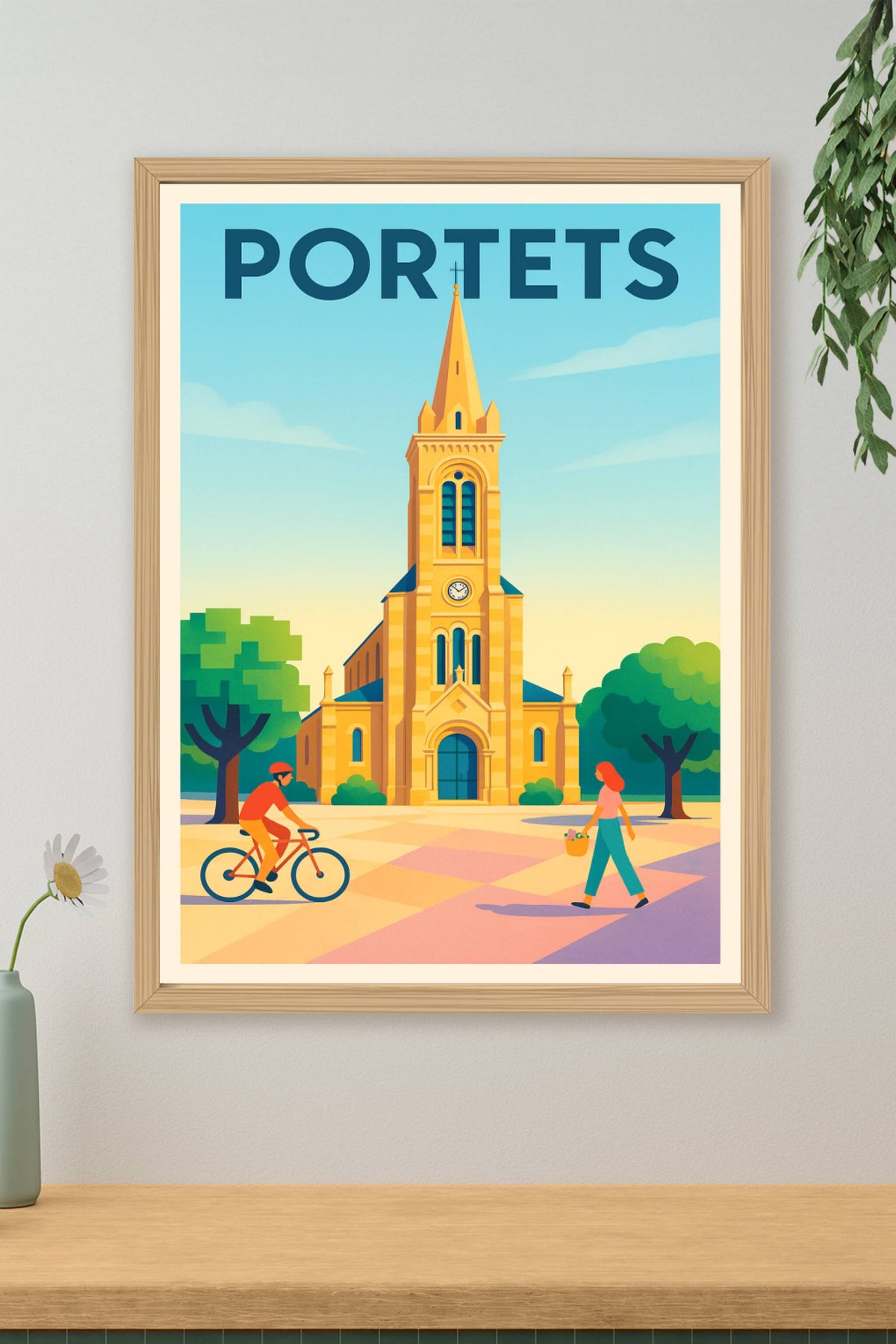 Affiche de Portets - Charme et sérénité au cœur du village