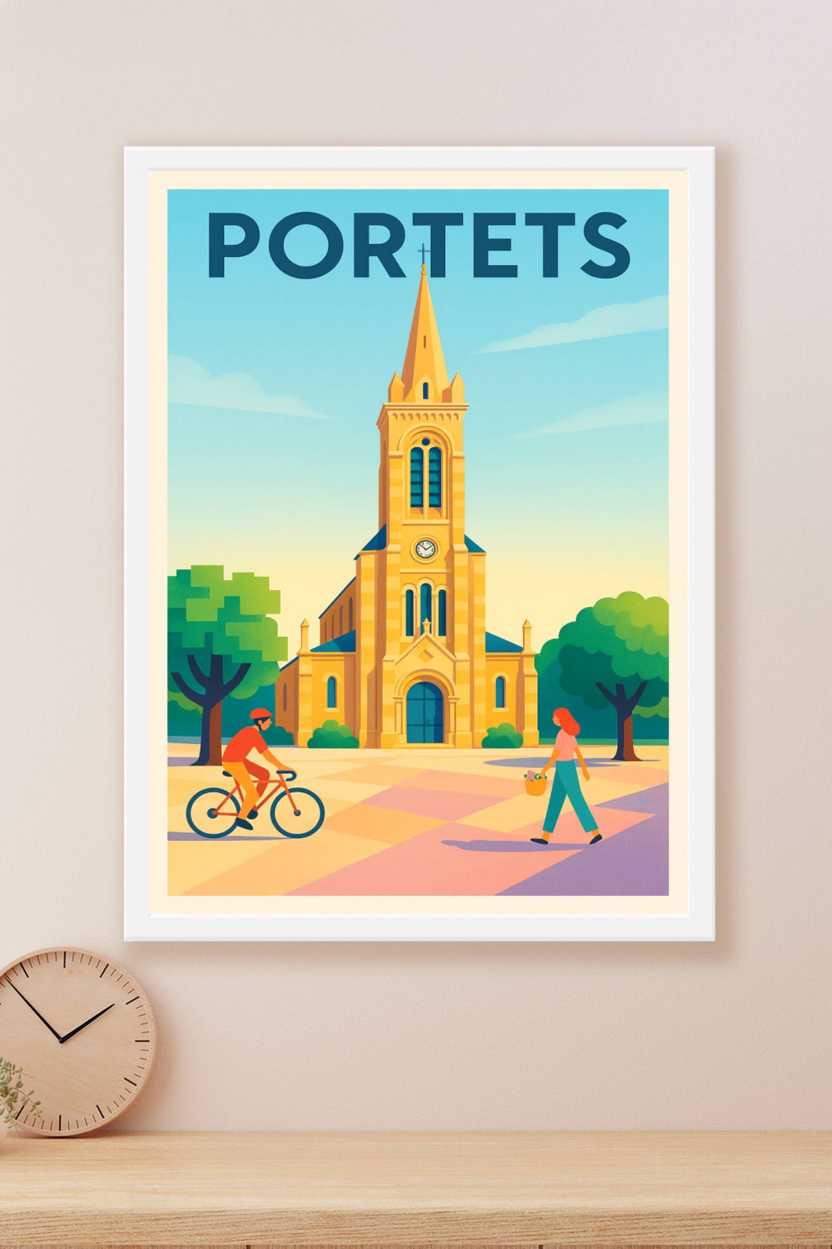 Affiche de Portets - Charme et sérénité au cœur du village