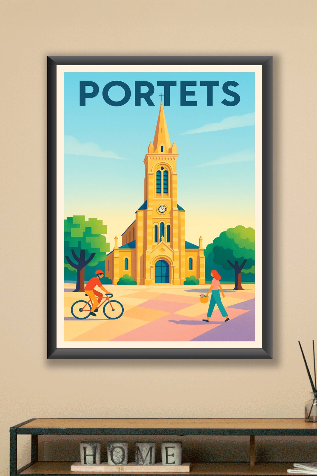 Affiche de Portets - Charme et sérénité au cœur du village