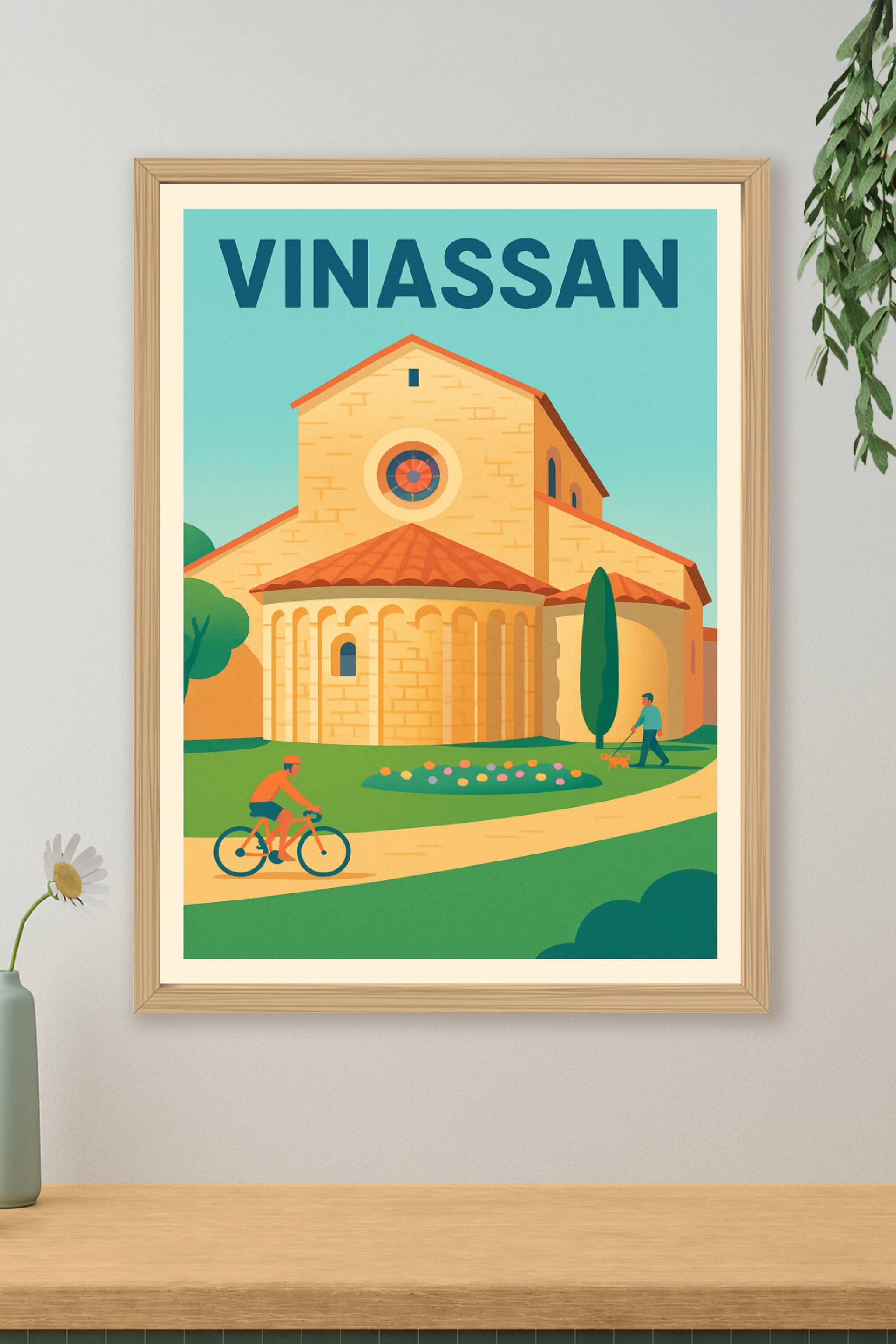 Affiche de Vinassan - Charme et sérénité au cœur du village