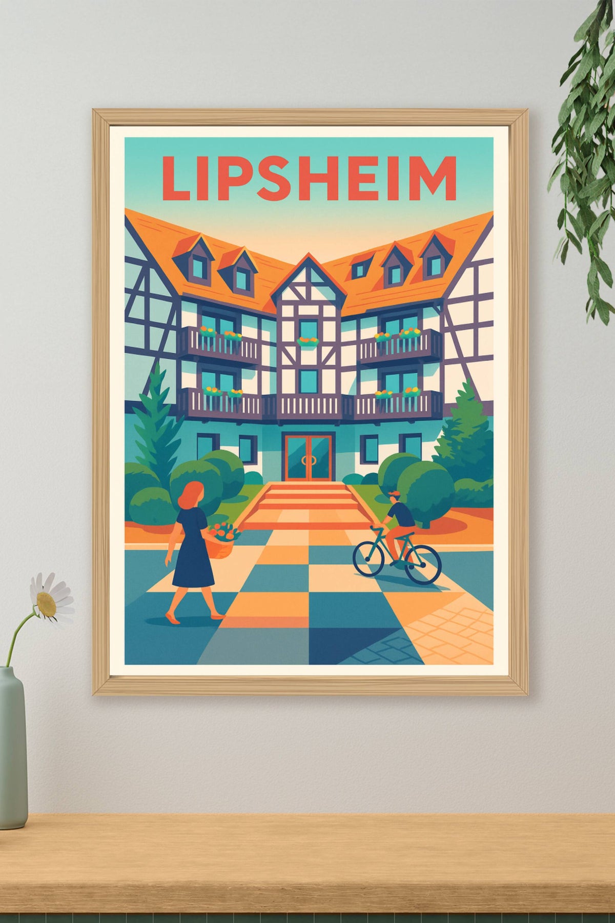 Affiche de Lipsheim - Charme et sérénité alsacienne