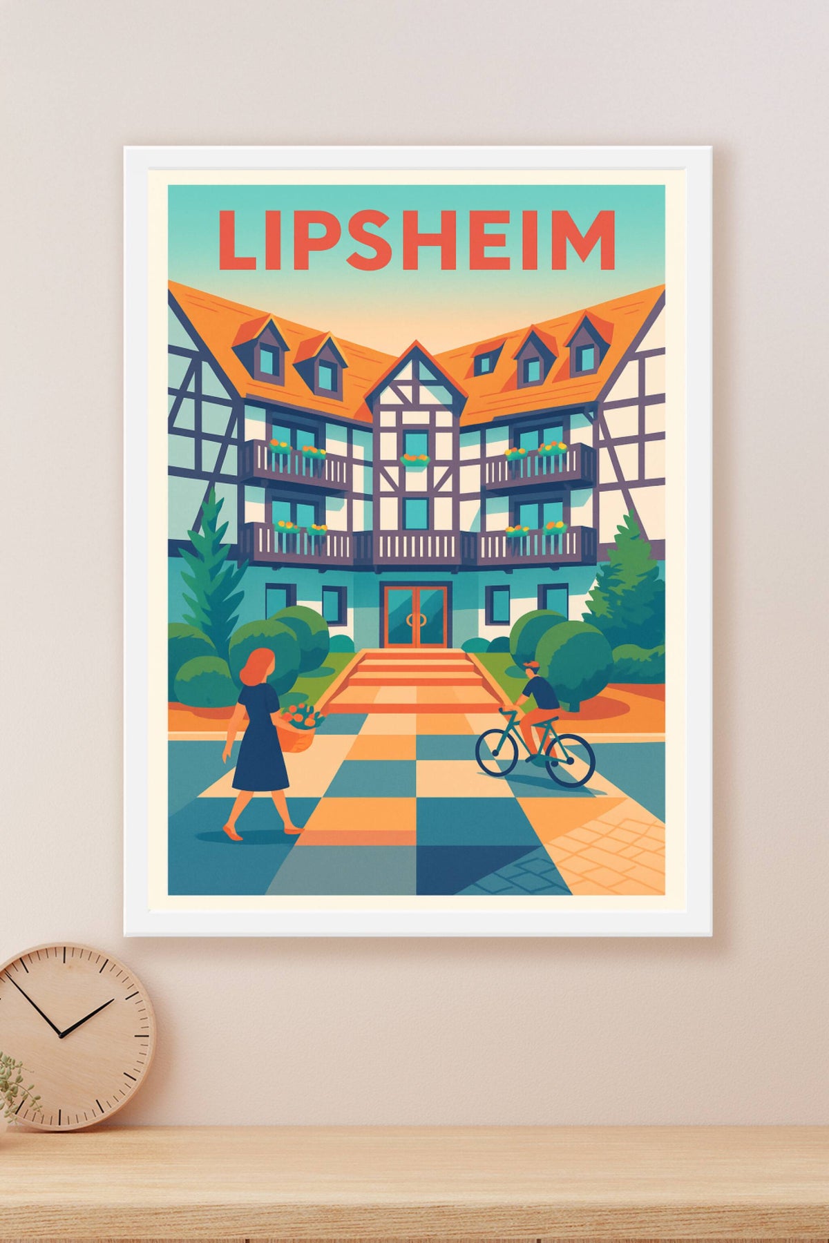 Affiche de Lipsheim - Charme et sérénité alsacienne