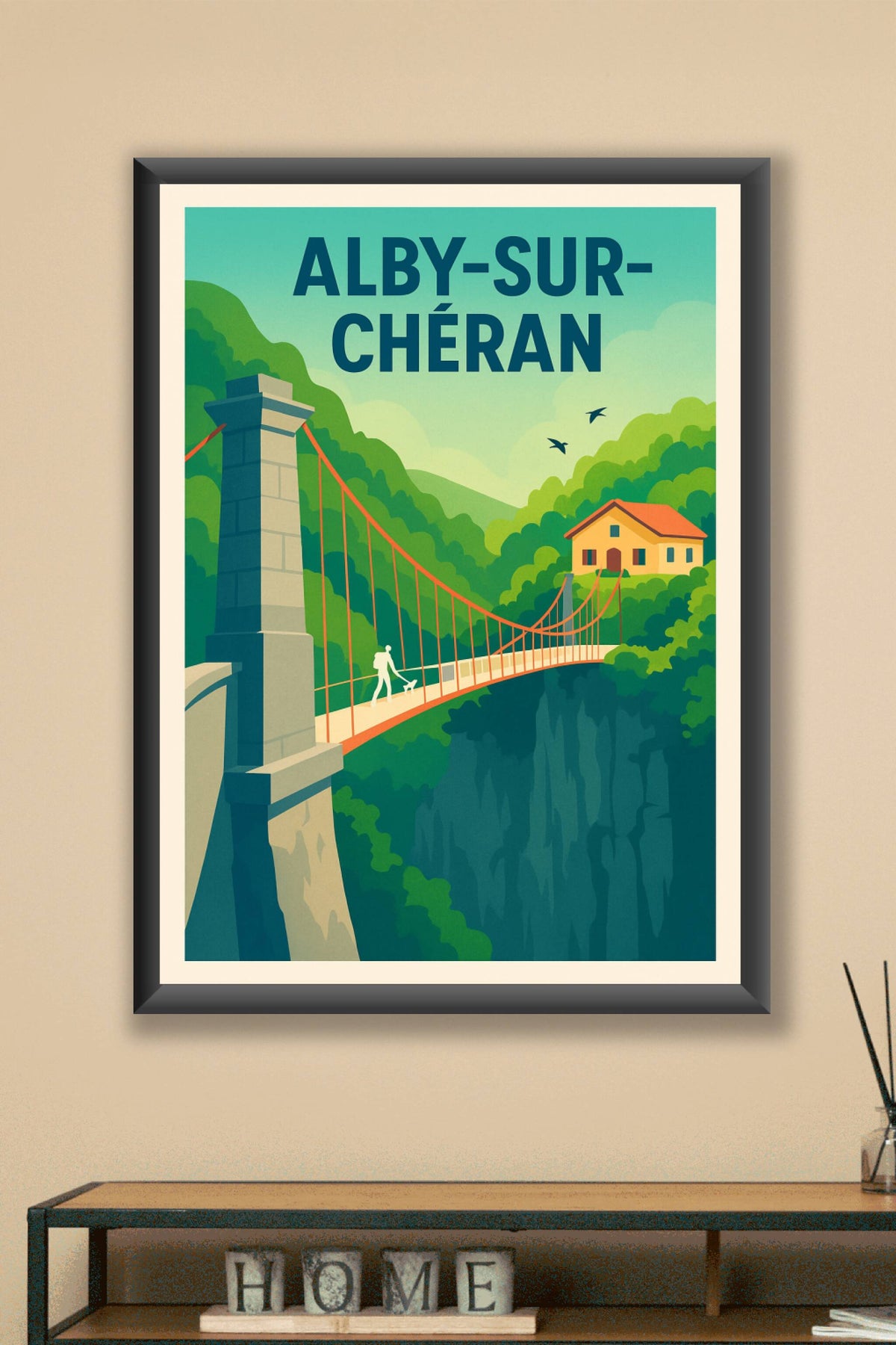 Affiche de Alby-sur-Chéran - Charme naturel et pont suspendu