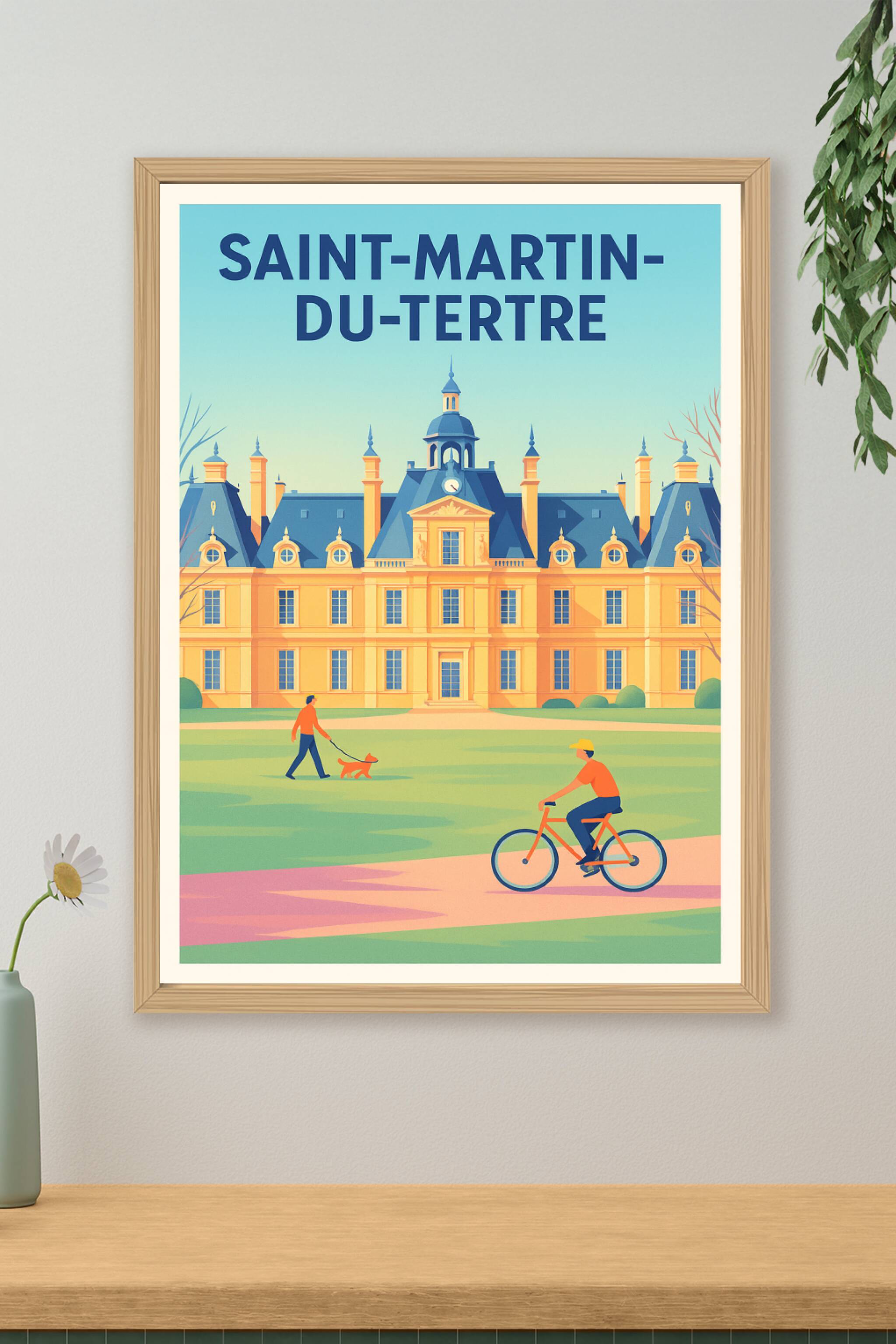 Affiche de Saint-Martin-du-Tertre - L'élégance d'un patrimoine animé