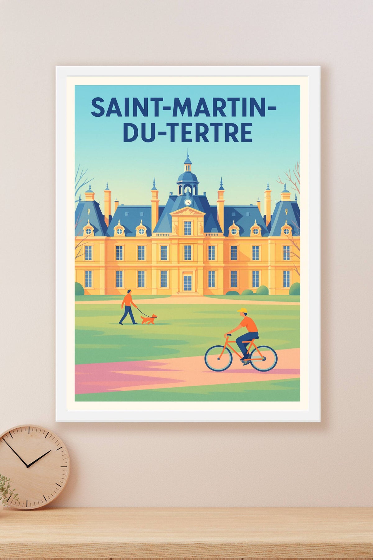 Affiche de Saint-Martin-du-Tertre - L'élégance d'un patrimoine animé