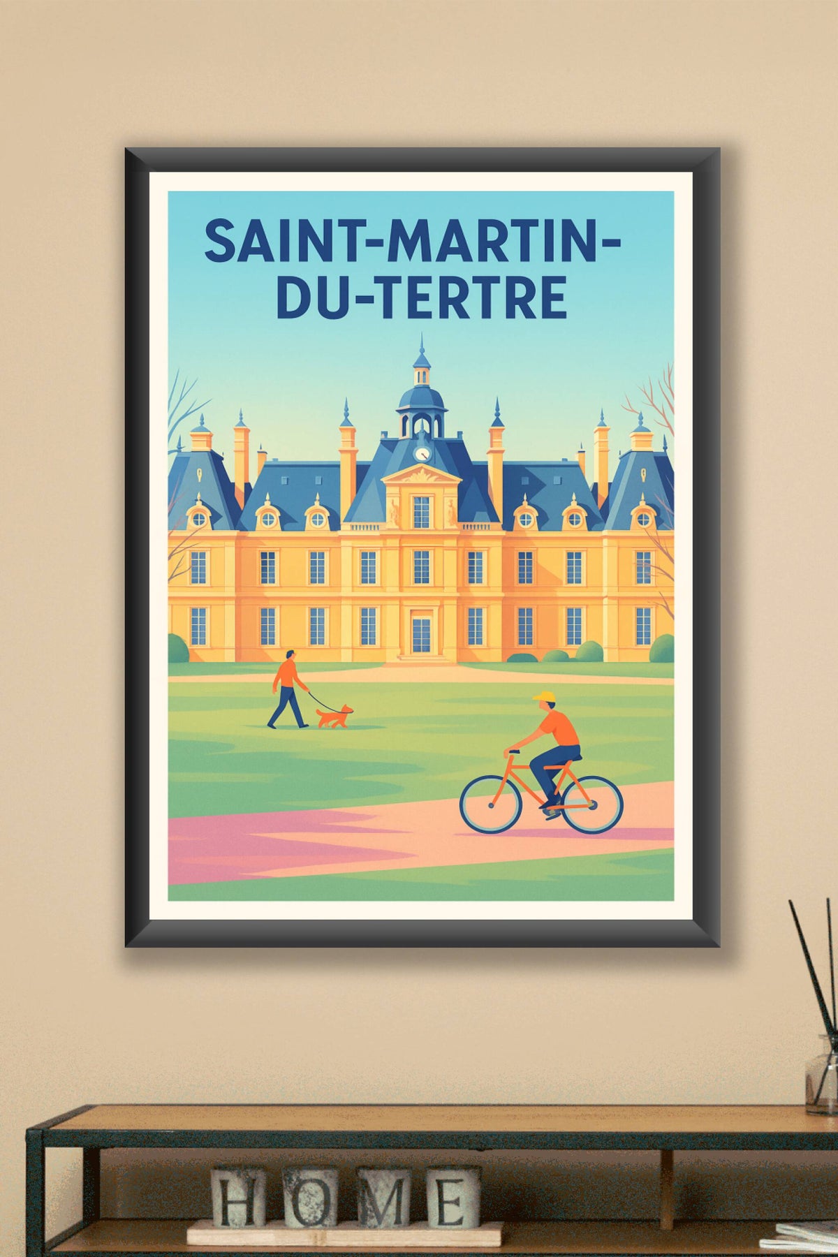 Affiche de Saint-Martin-du-Tertre - L'élégance d'un patrimoine animé