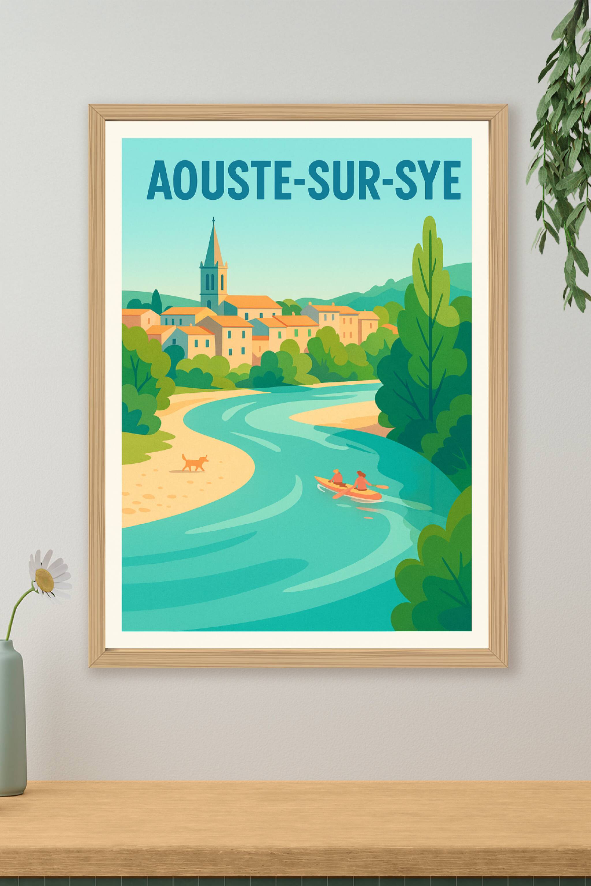 Affiche de Aouste-sur-Sye - Évasion au fil de l'eau