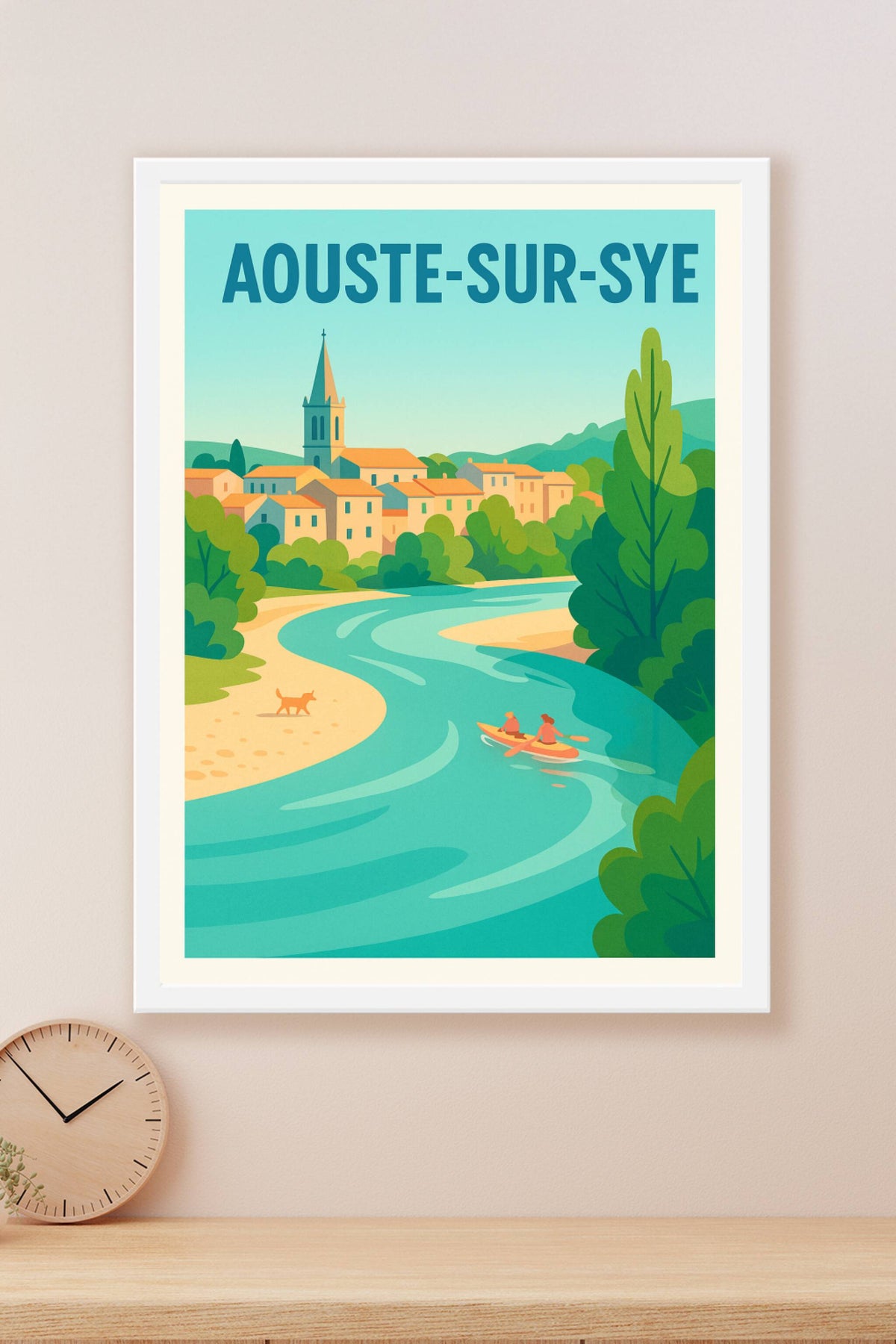 Affiche de Aouste-sur-Sye - Évasion au fil de l'eau