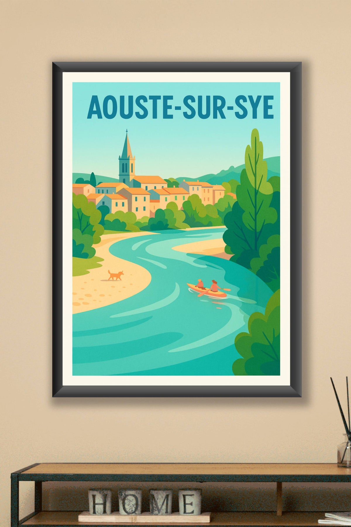 Affiche de Aouste-sur-Sye - Évasion au fil de l'eau