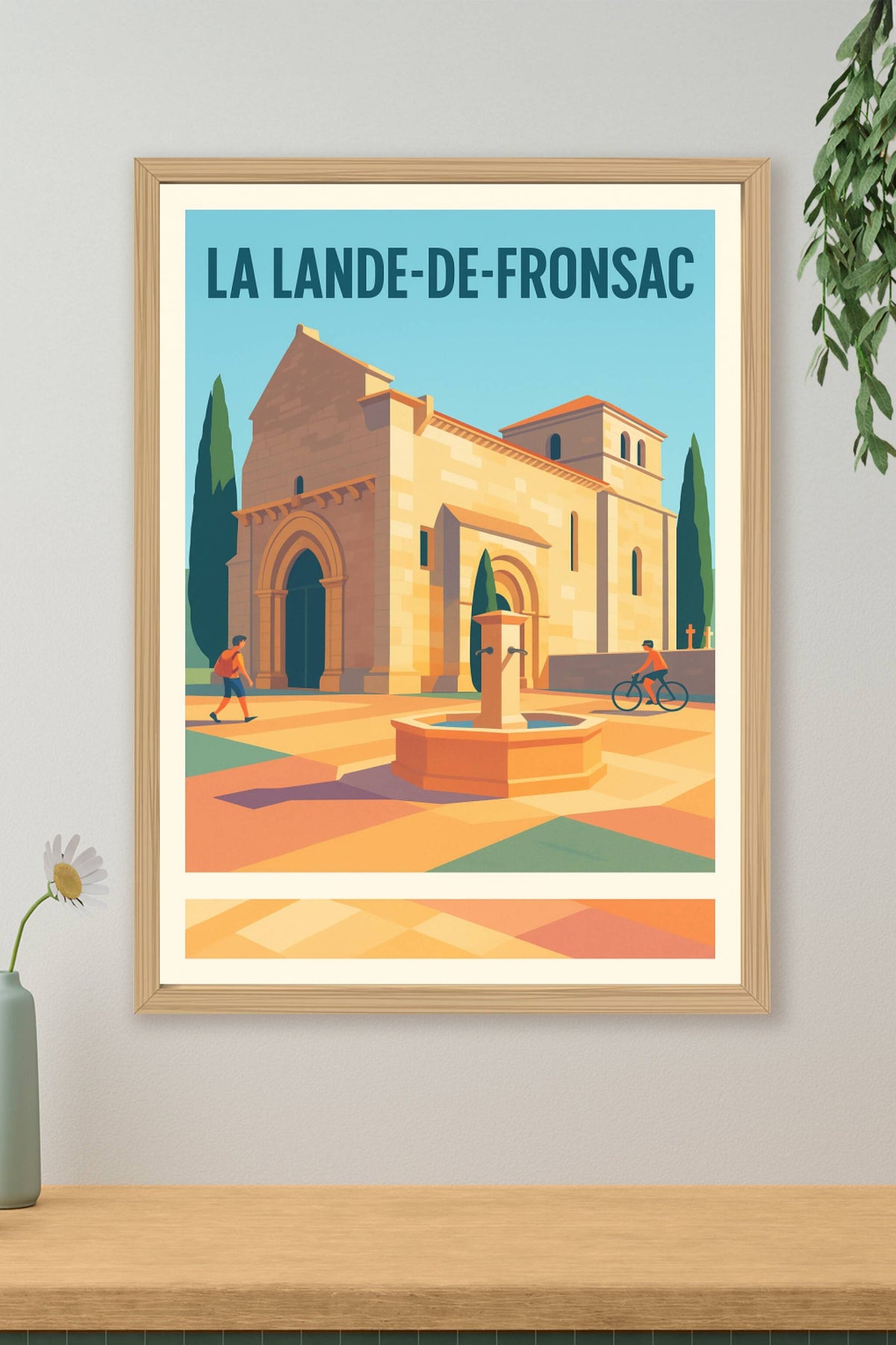Affiche de La Lande-de-Fronsac - Charme et patrimoine en lumière