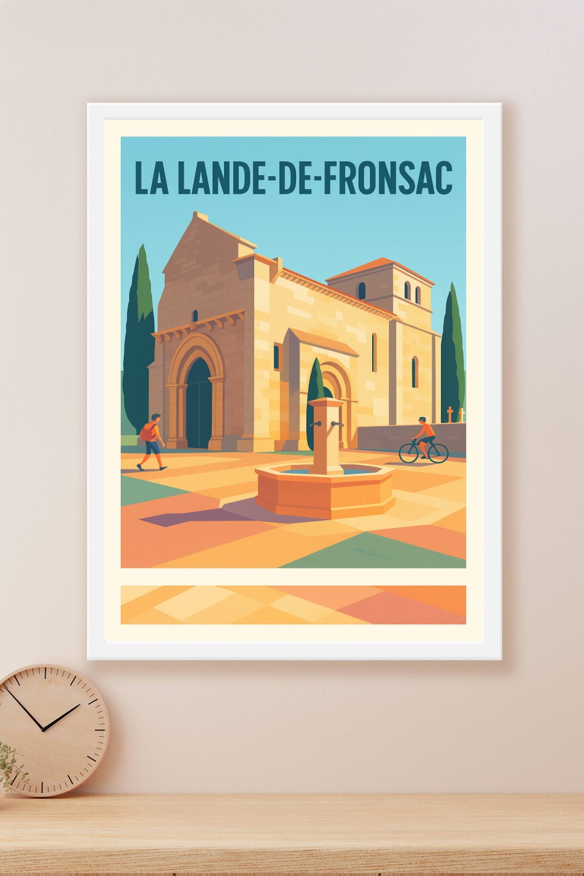 Affiche de La Lande-de-Fronsac - Charme et patrimoine en lumière