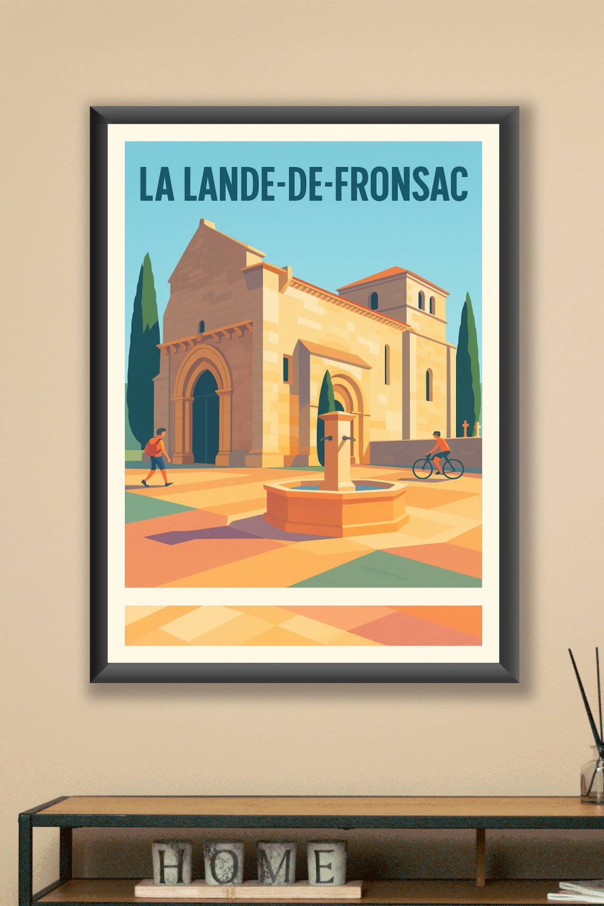Affiche de La Lande-de-Fronsac - Charme et patrimoine en lumière