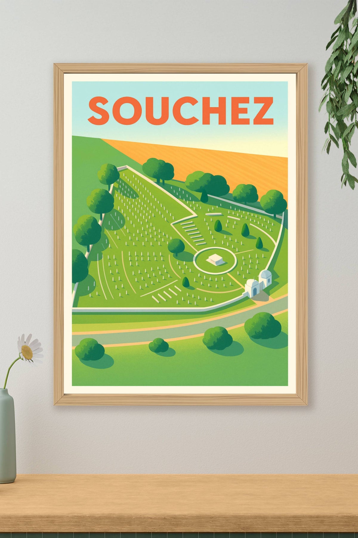 Affiche de Souchez - Patrimoine et Sérénité en Verdure