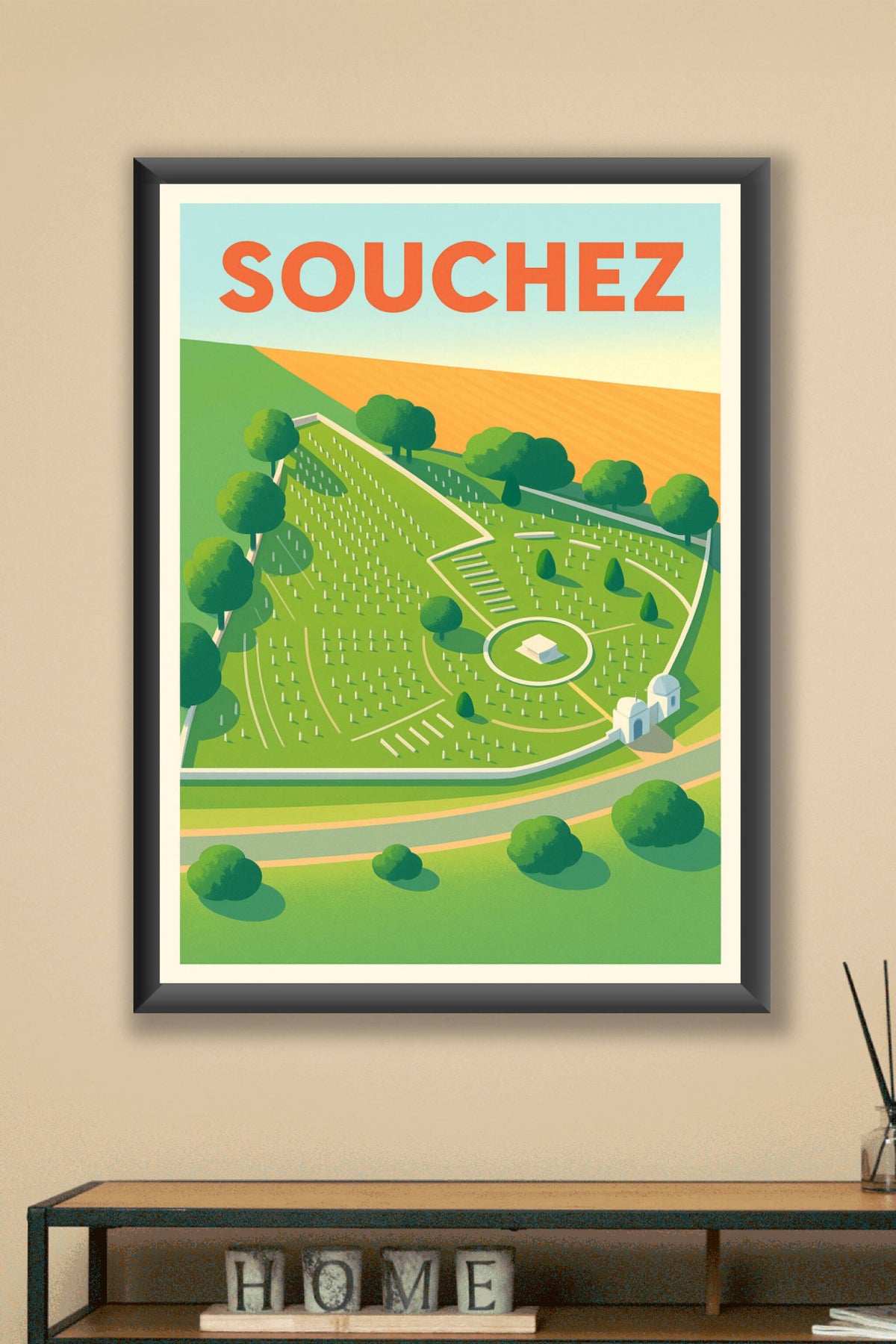 Affiche de Souchez - Patrimoine et Sérénité en Verdure