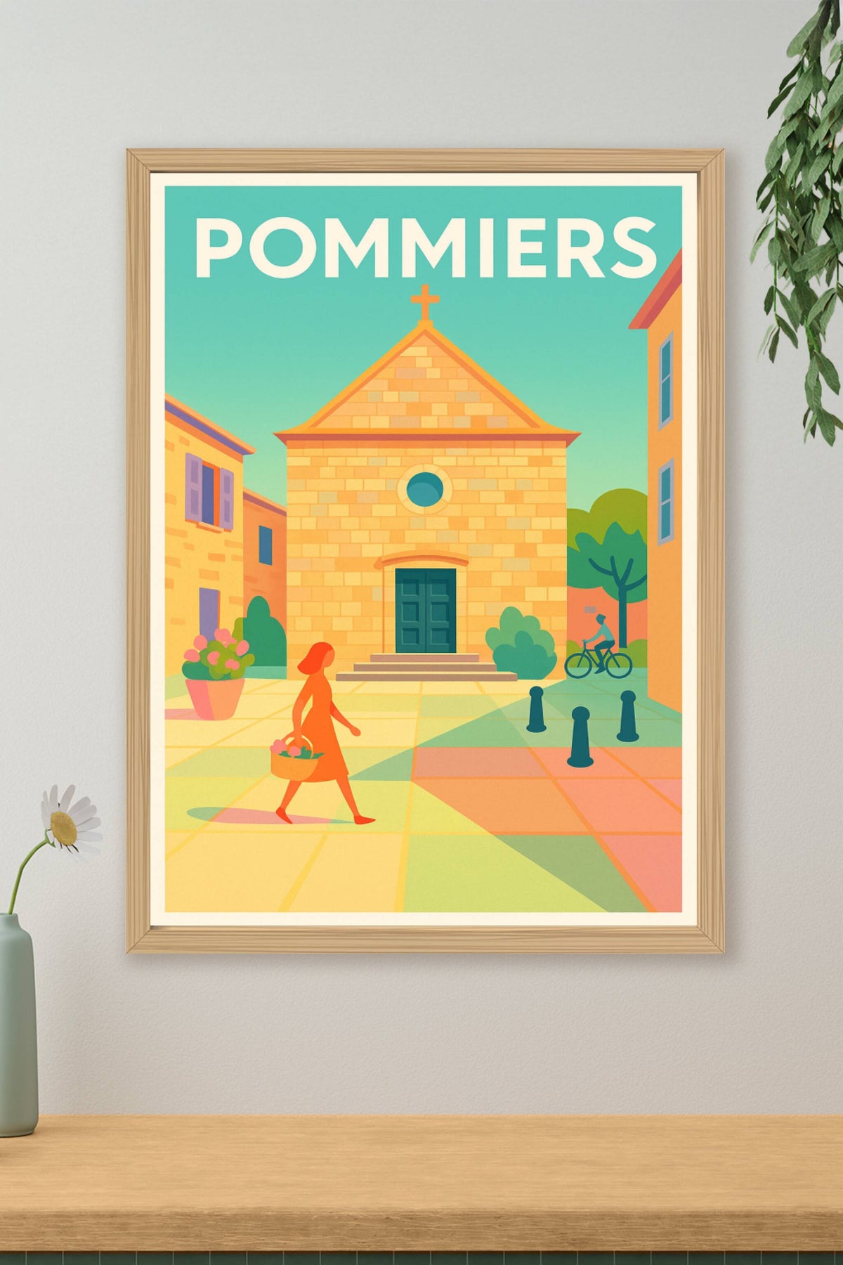 Affiche de Pommiers - Charme paisible au cœur du village