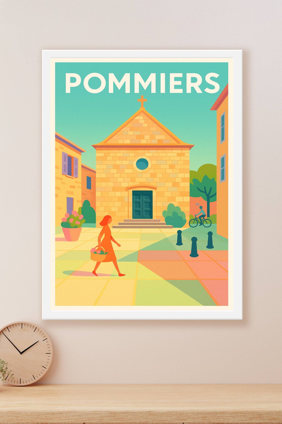 Affiche de Pommiers - Charme paisible au cœur du village