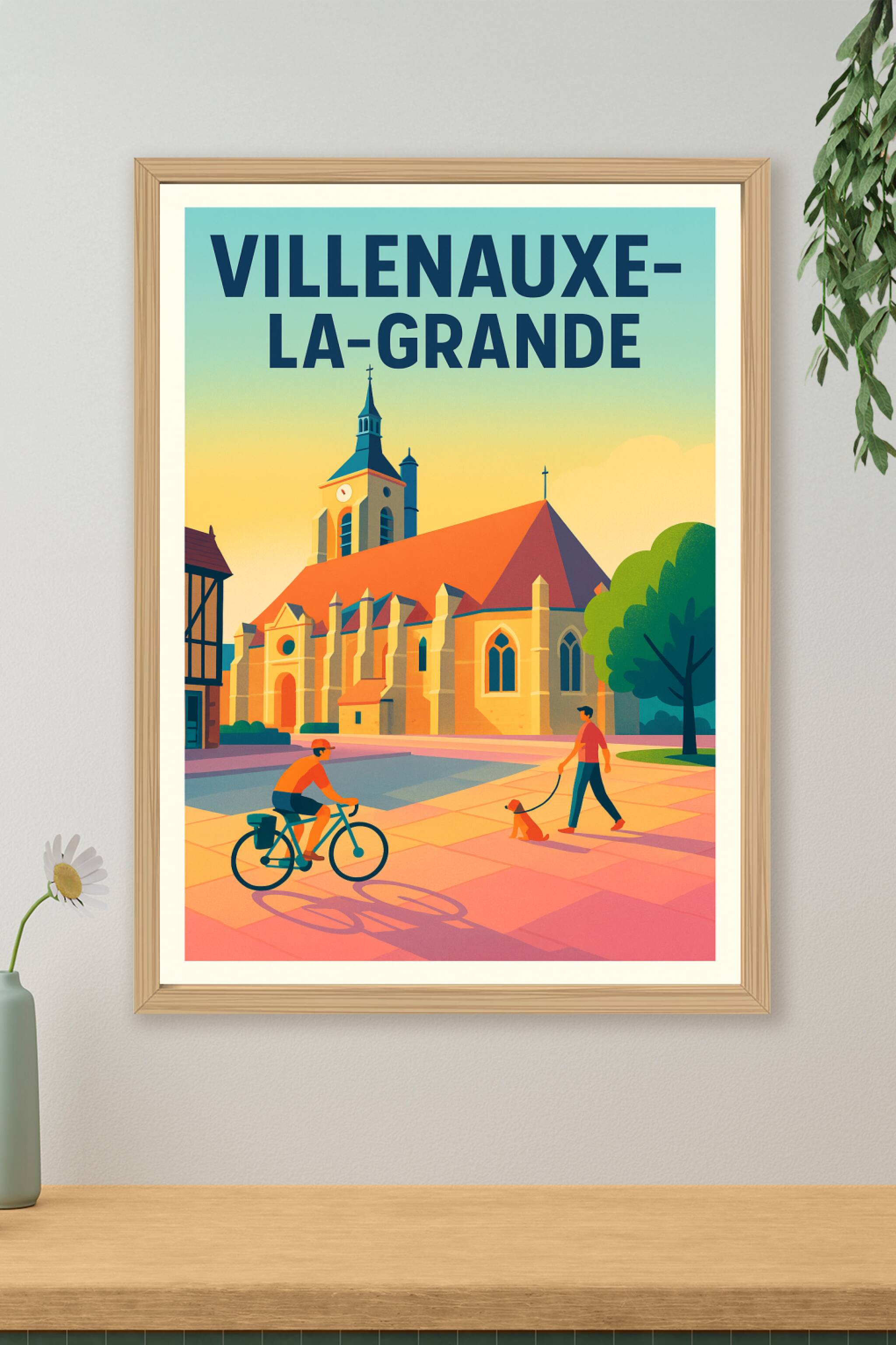 Affiche de Villenauxe-la-Grande - Un instant de sérénité au cœur du village