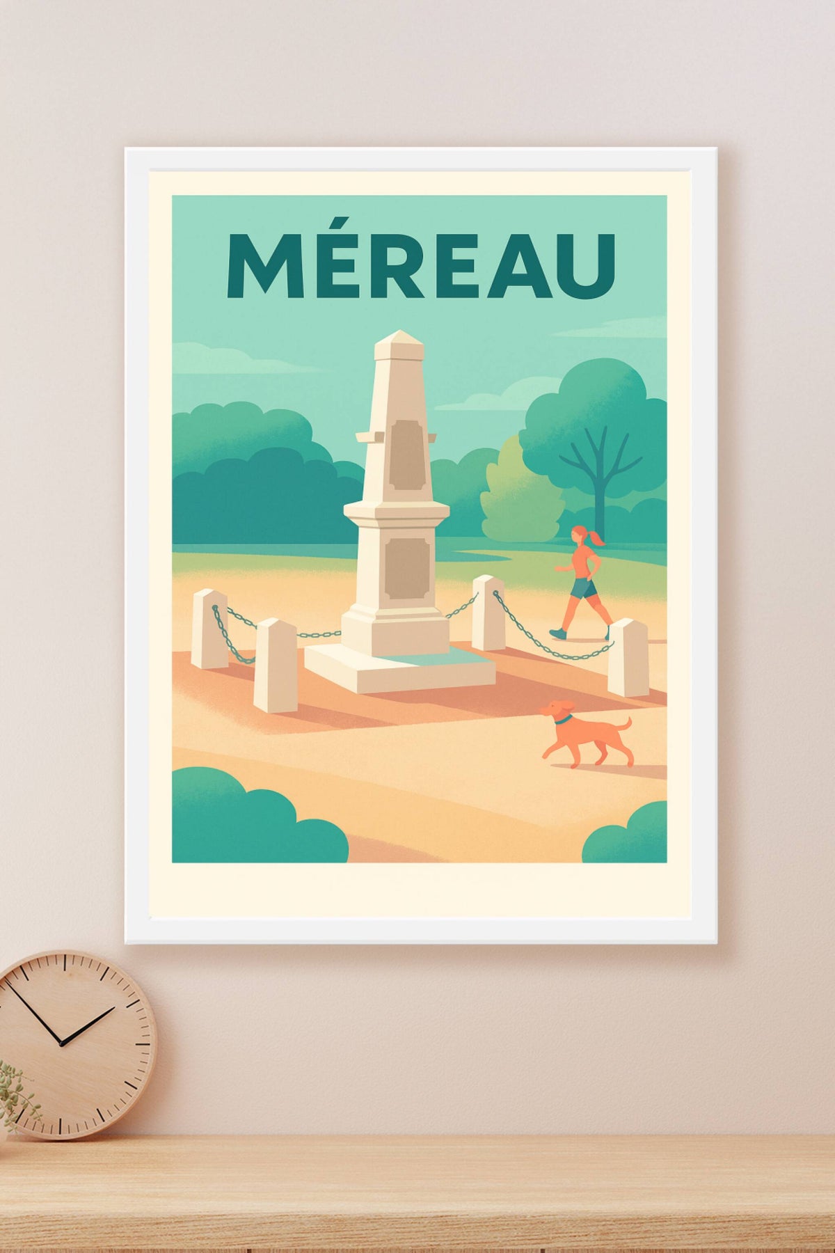 Affiche de Méreau - Charme paisible et balades sous le ciel bleu